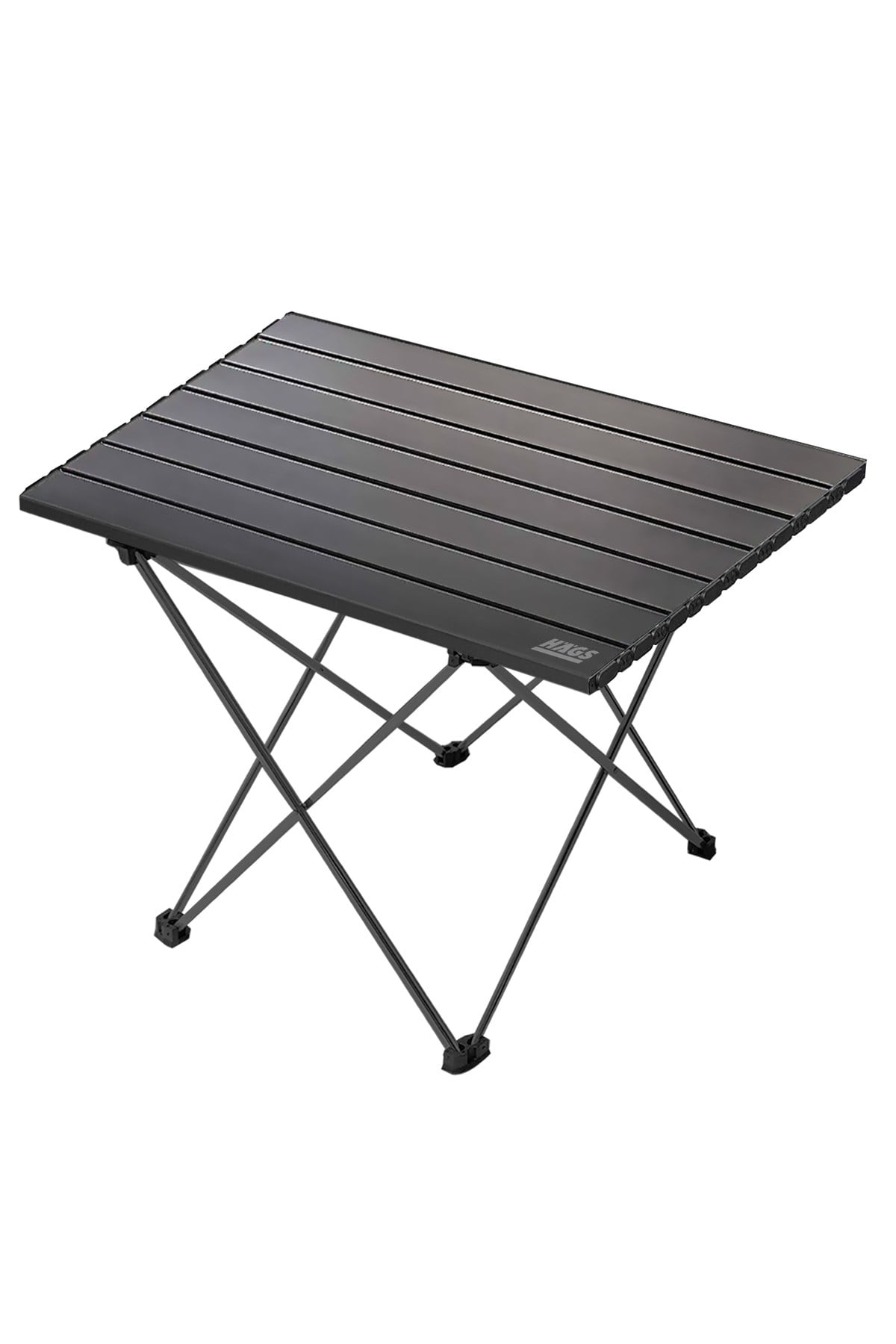 HAEGS Full Alüminyum Katlanır Kamp Masası, Piknik, Plaj, Ourdoor Hafif Kamp Masası Orta Boy - Siyah