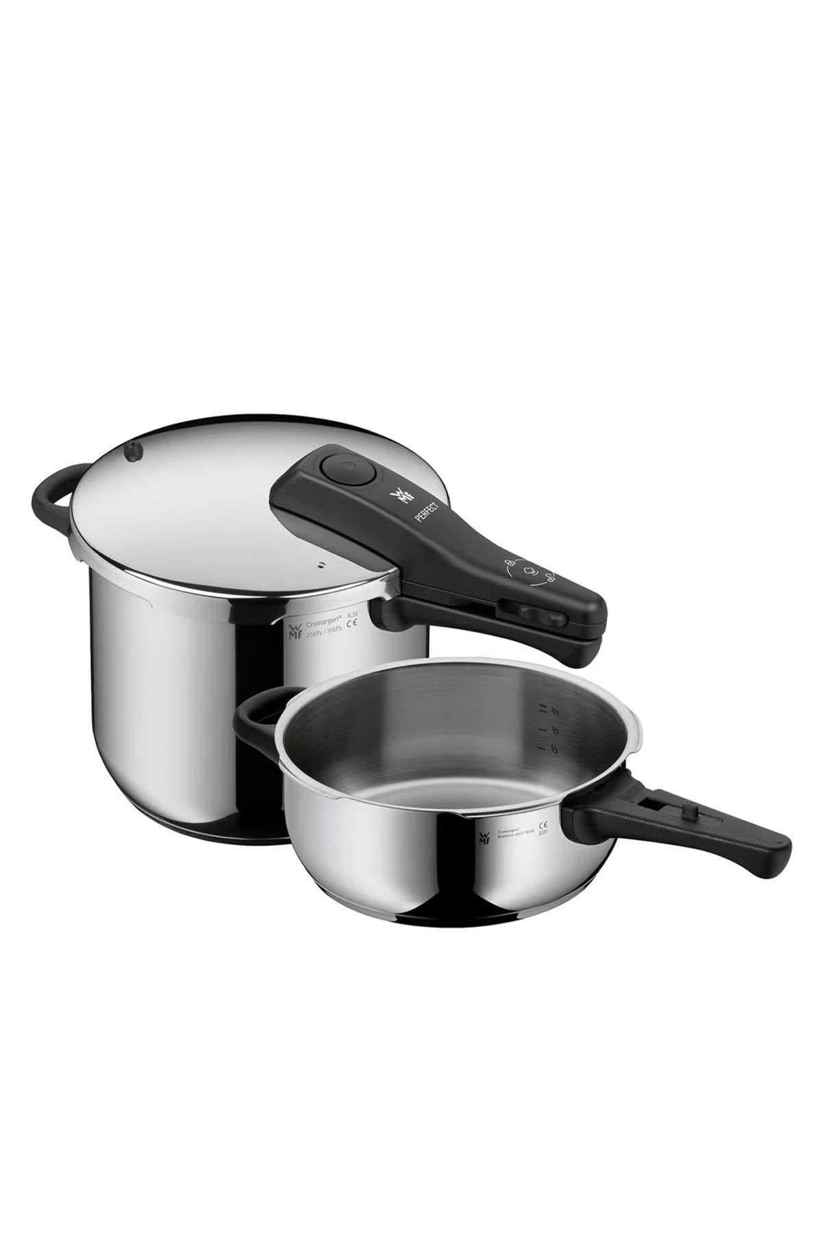 WMF Perfect 6.5 lt + 3 lt Düdüklü Tencere Seti