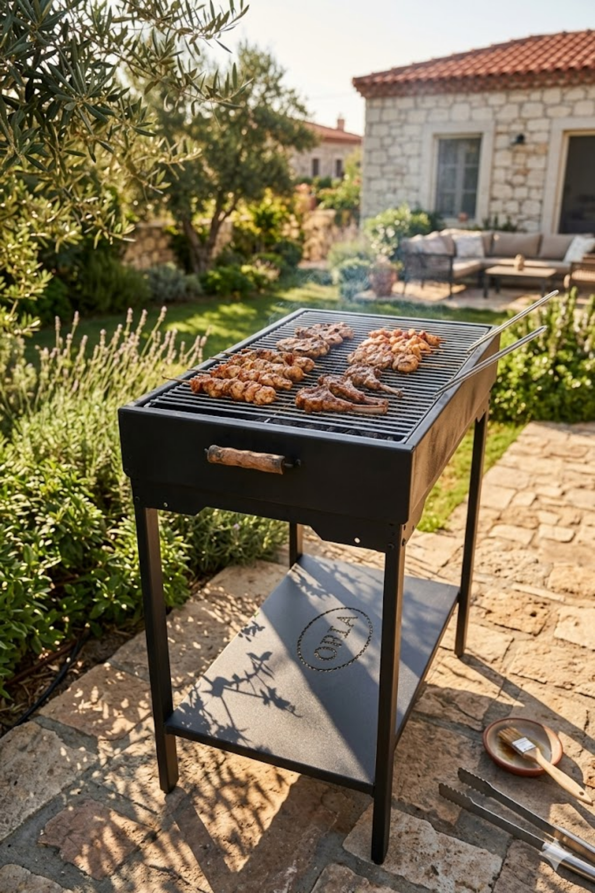 Opia Basicline 67 Tel Izgaralı Mangal, Barbekü, Dayanıklı, Geniş Izgara Alanı