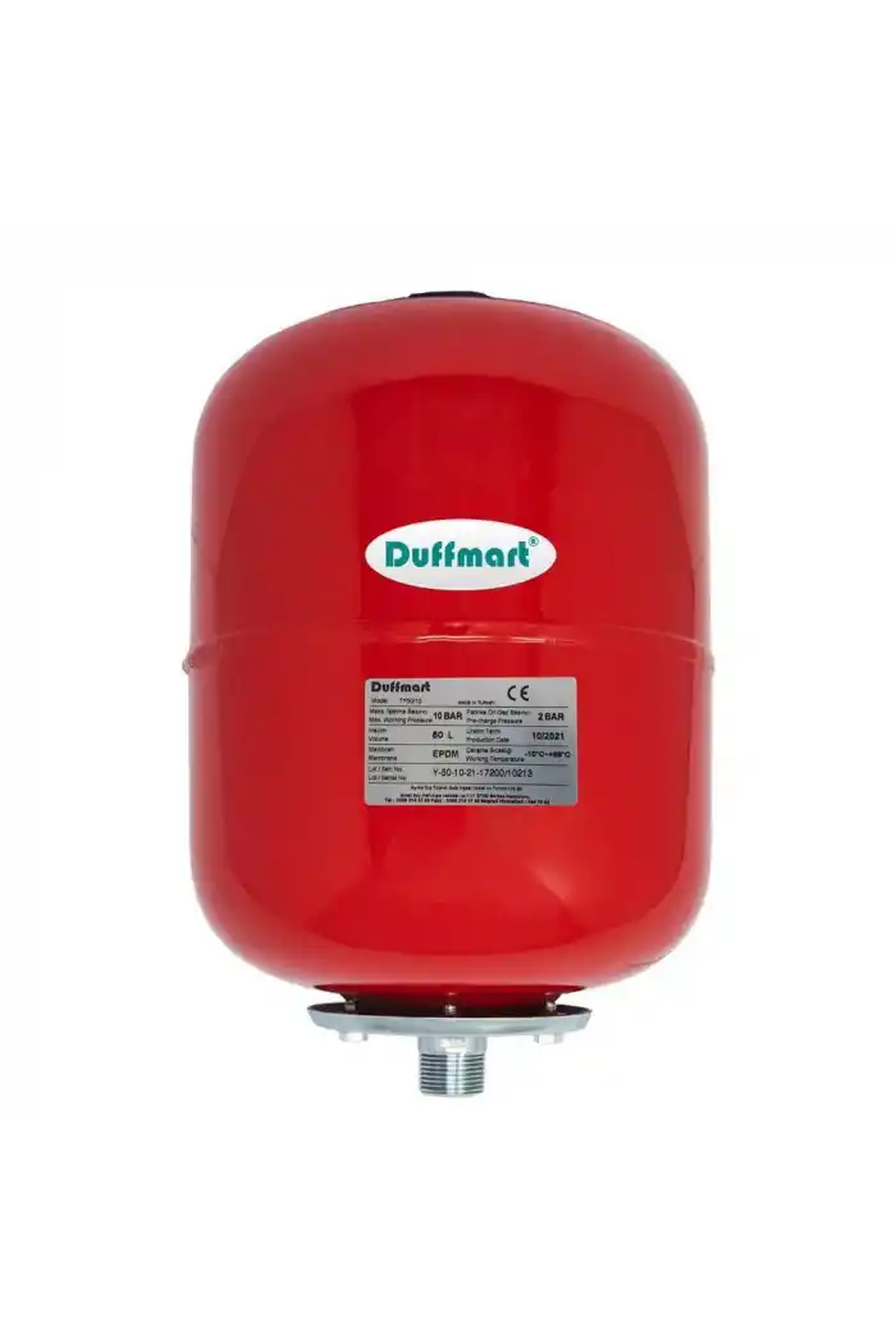 Duffmart TU 8/6 Standart 6 Atü Kapalı 8 Lt Genleşme Tankı