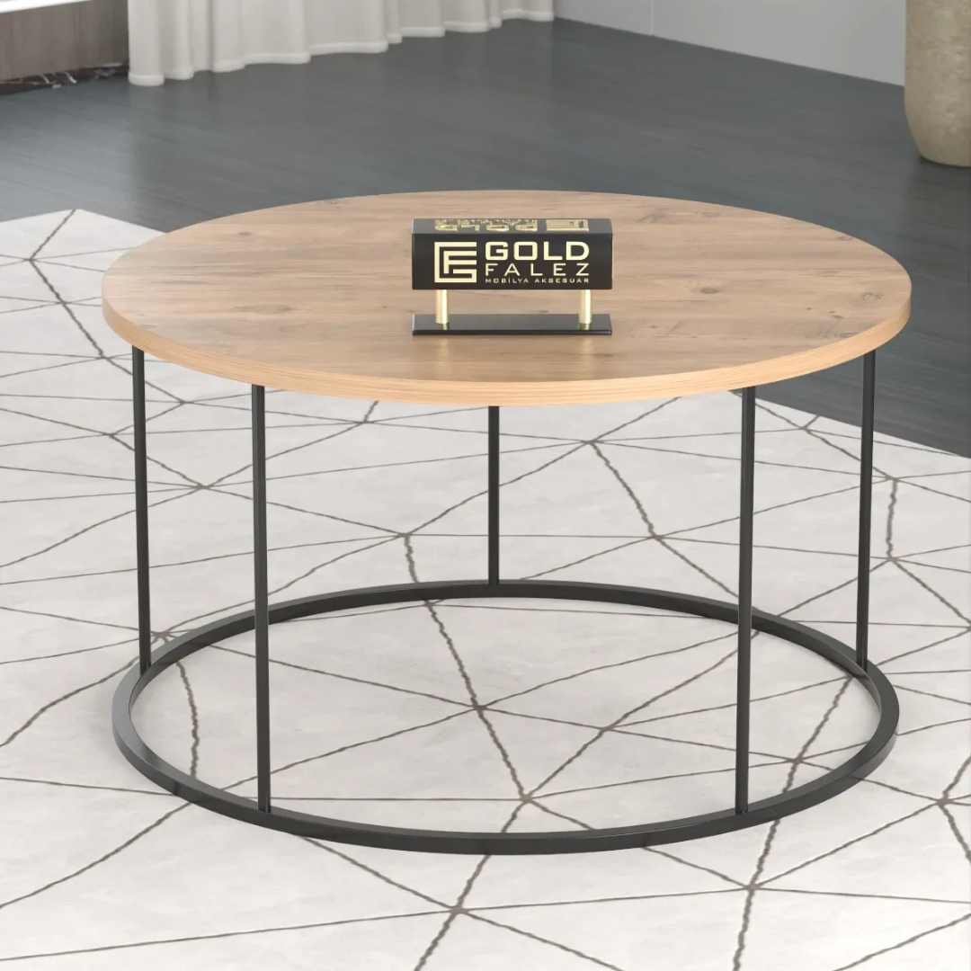 Gold Falez Orta Sehpa Terra Lüx Ceviz