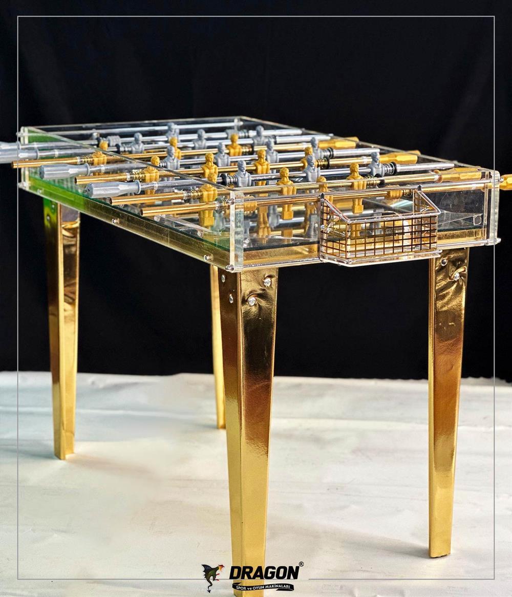 Dragon Elegant Gold Yüksek Kalite Tasarım Langırt Masa Futbolu Foosball