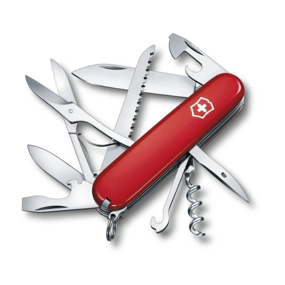 Victorinox 1.3713.B1 Huntsman 15 Fonksiyon İsviçre Çakısı - Kırmızı
