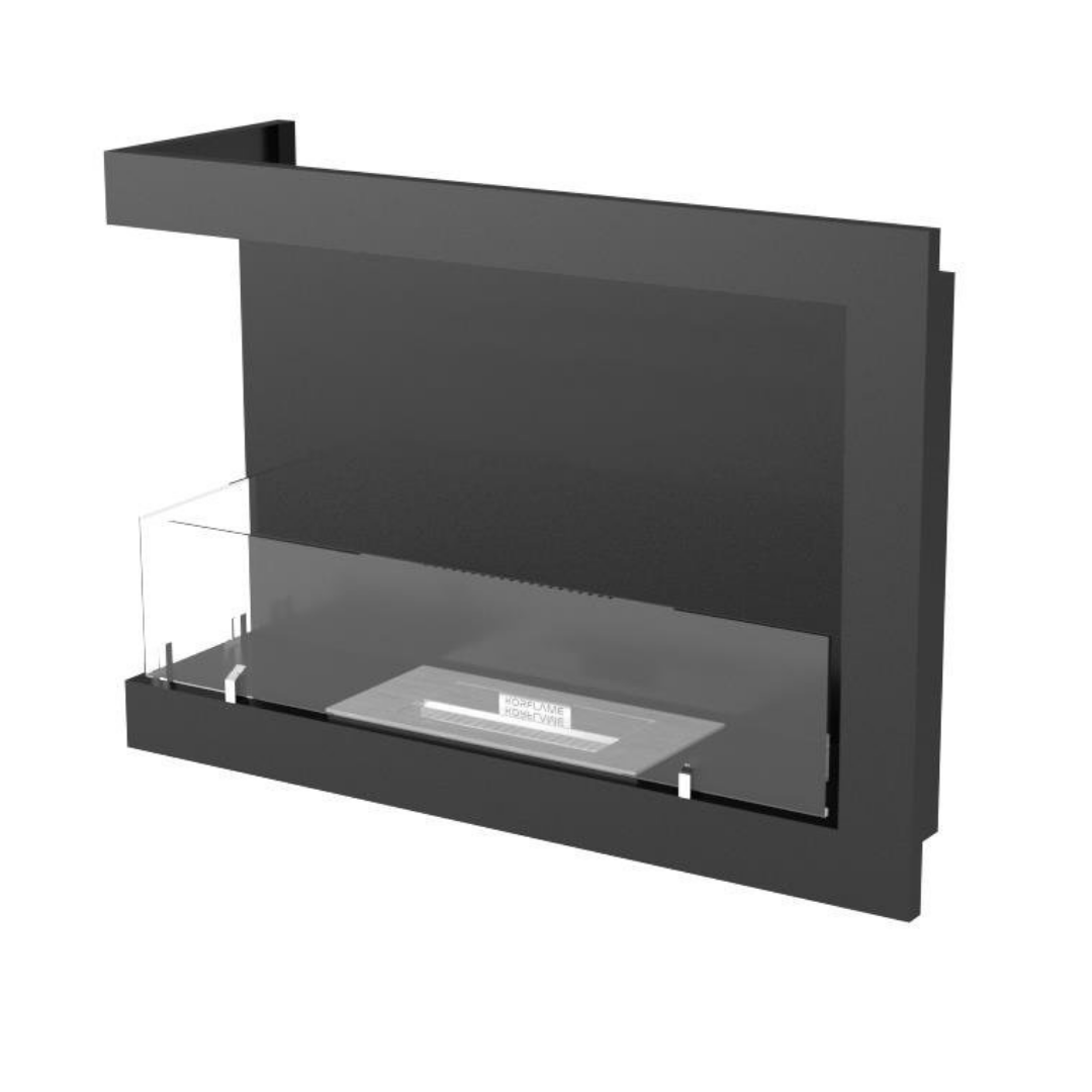 Korflame Sol Açık 80 Cm Bioetanol Bacasız Şömine