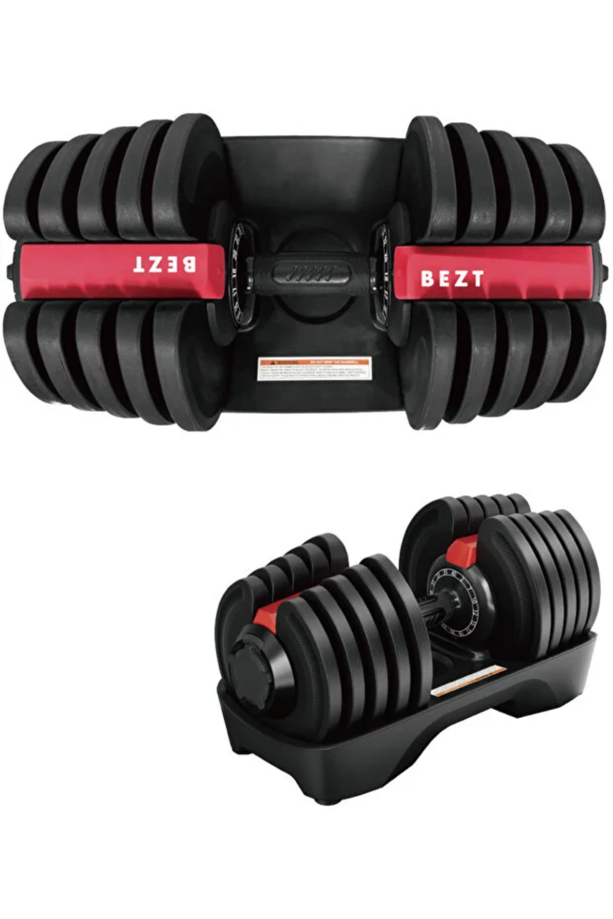 Bezt Premium Sports Ayarlanabilir Dambıl Seti 40kg Kırmızı