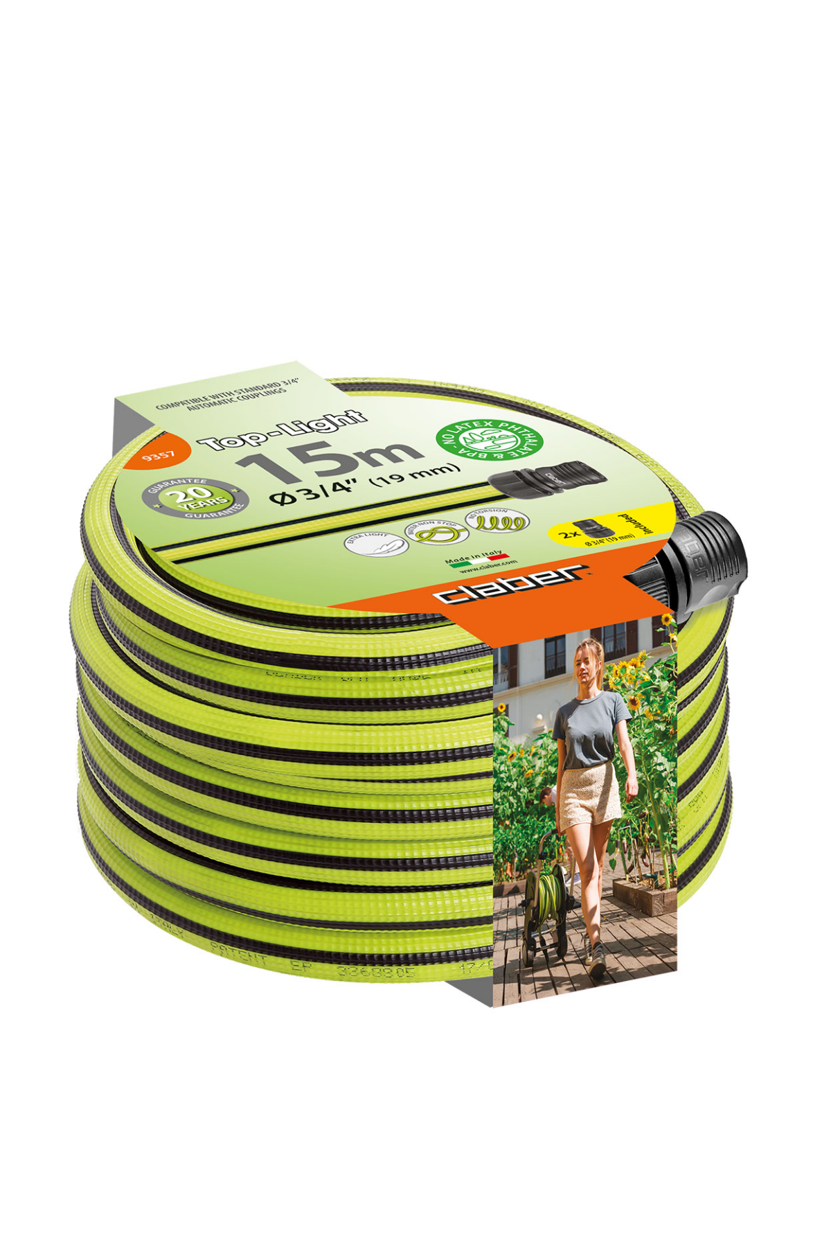 Claber 9357 Top-Light Sulama Hortumu 3/4'' 15mt