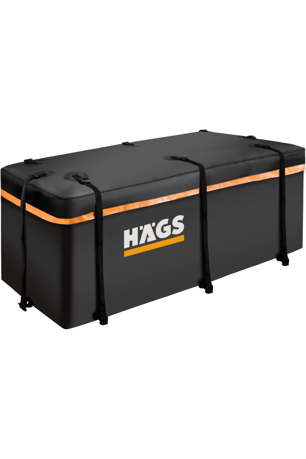 Haegs Araç Üstü Bagaj Çantası, Pickup Bagaj içi Çantası, Ağır Hizmet Tipi, Su Geçirmez, Tüm Araç Tavanları için  540 L (150 x 60 x 60cm) Siyah - Turuncu