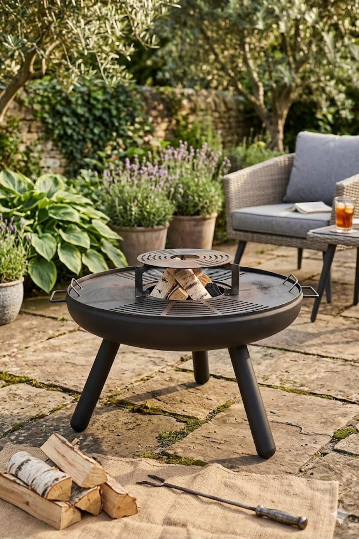 Opia Magma 75 cm Pro Ateş Çukuru & Bahçe Şöminesi