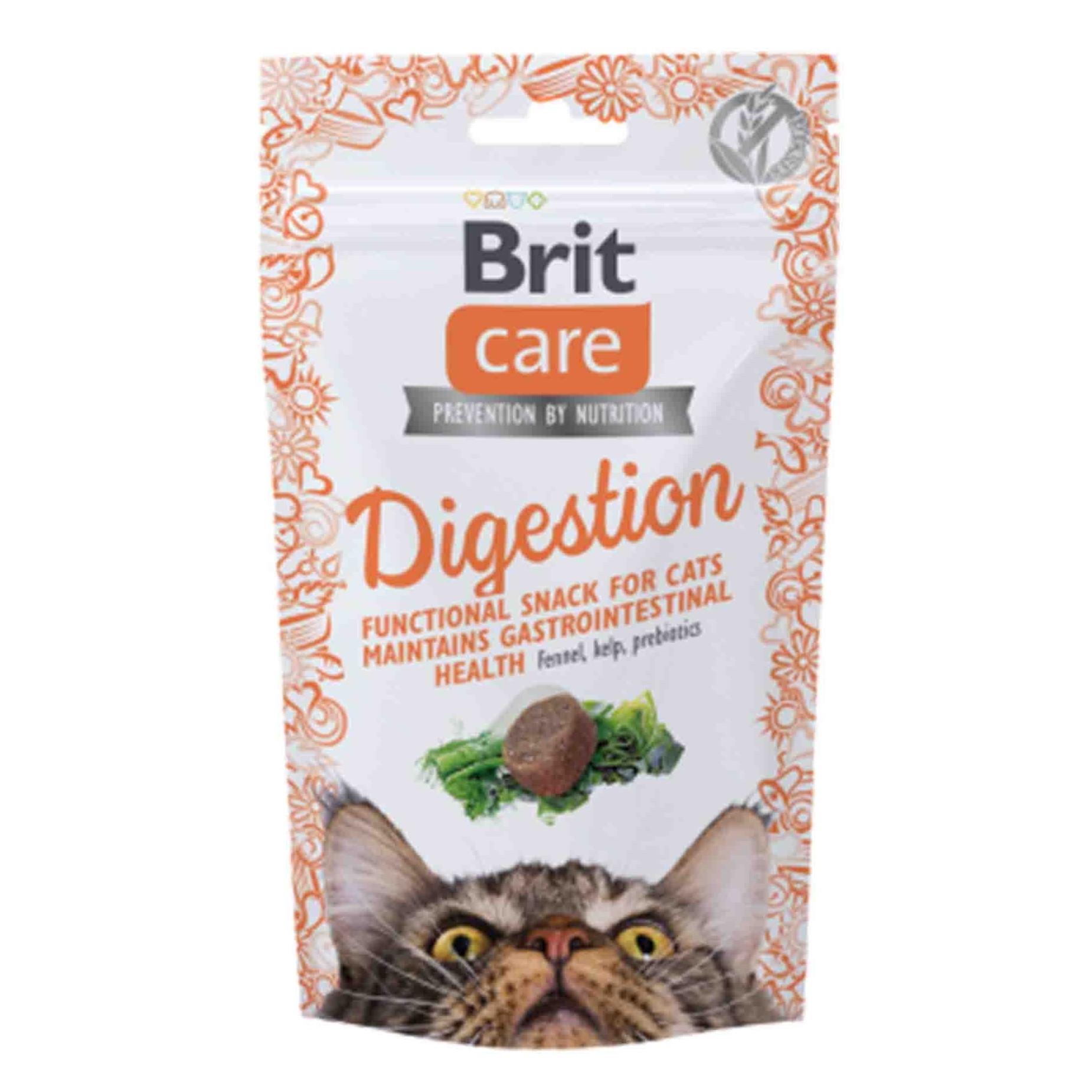 Brit Care Snack Digestion Sindirim Sistemi Düzenleyici Kedi Ödül Maması 50gr