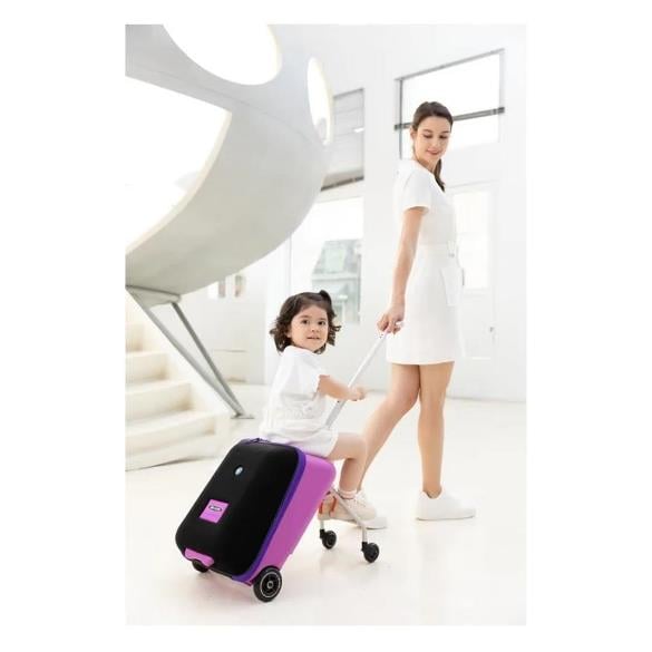Micro Ride On Luggage Eazy Scooter Bagaj Çanta Violet