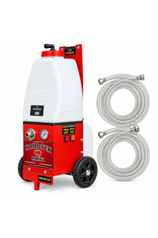 Kamtek KPT 0.50 HP Isıtıcılı 370 W Petek Temizleme Makinesi
