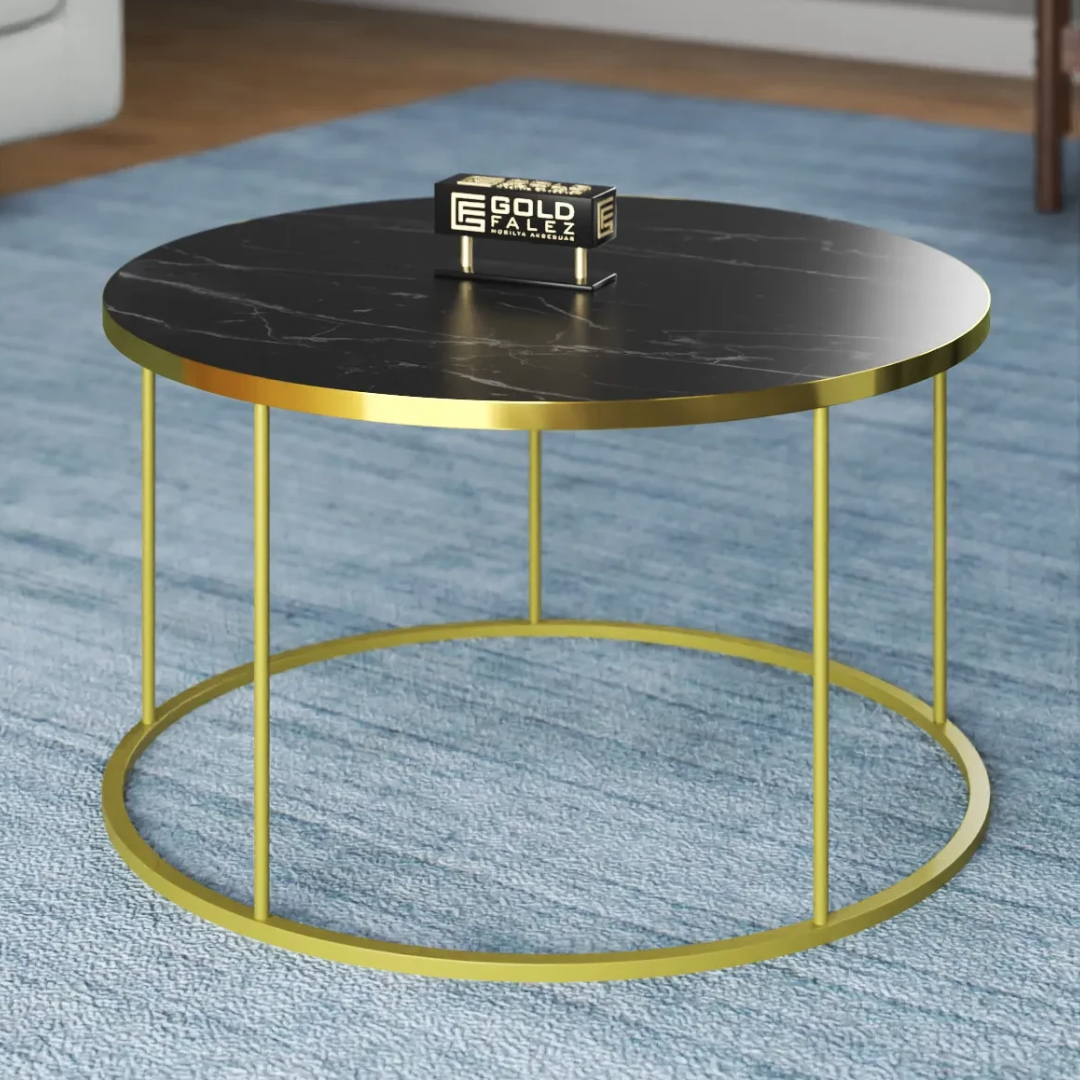 Gold Falez Orta Sehpa Terra Lüx Gold Bendir