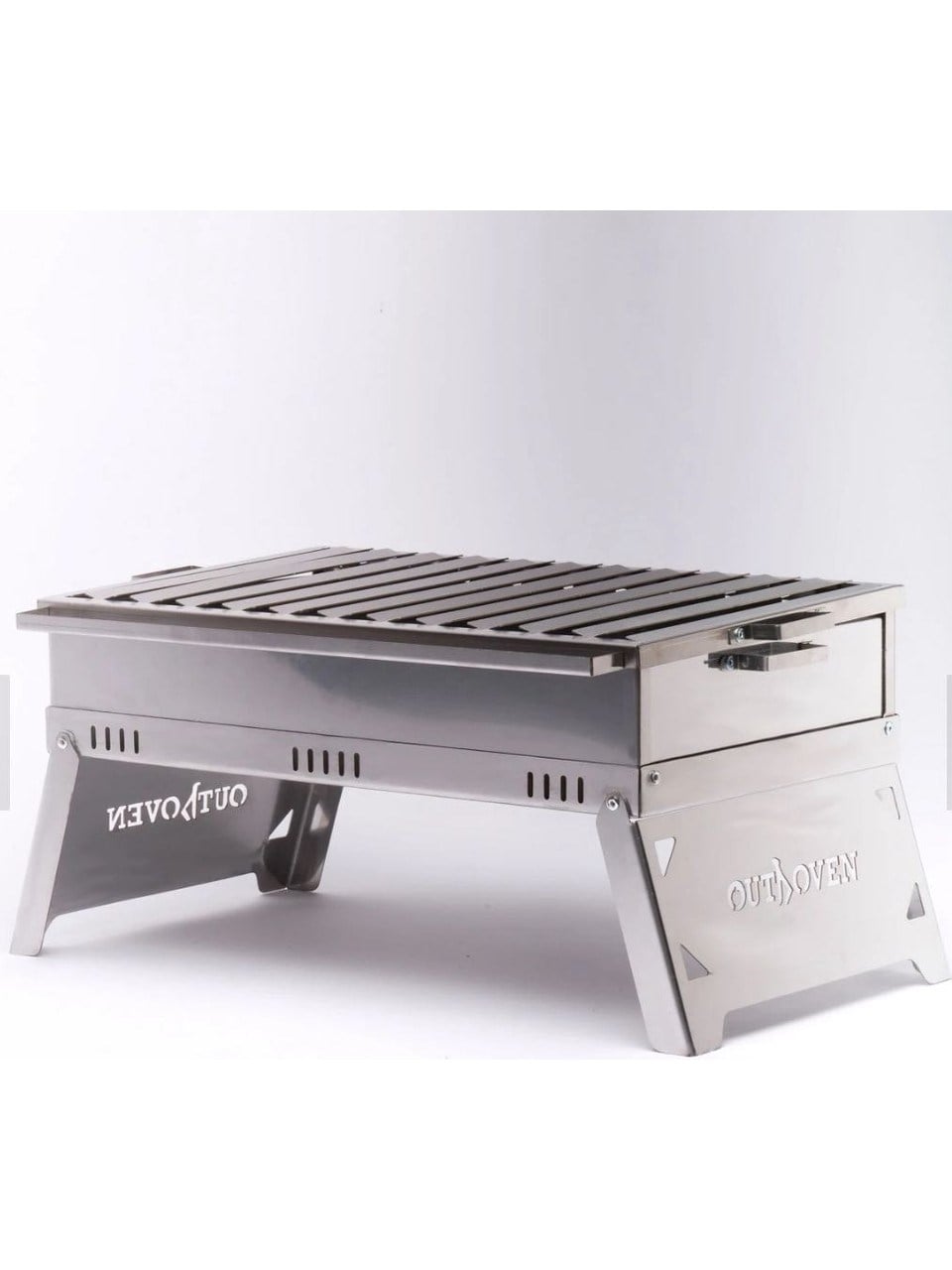 Outdoven M1.2 Alev Yapmayan Katlanabilir Inox Mangal