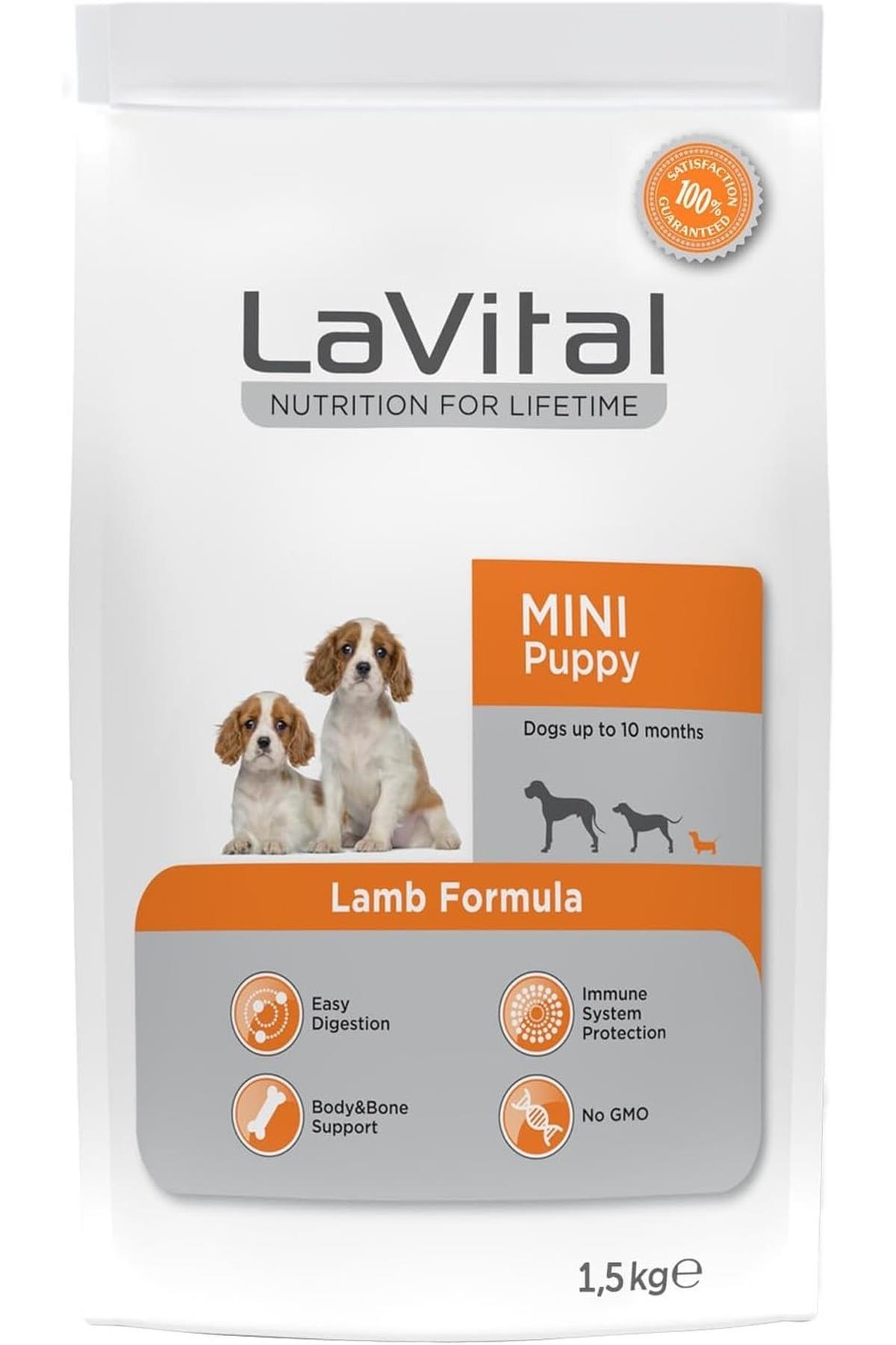 LaVital Mini Puppy Kuzu Etli 1.5 kg Küçük Irk Yavru Köpek Maması