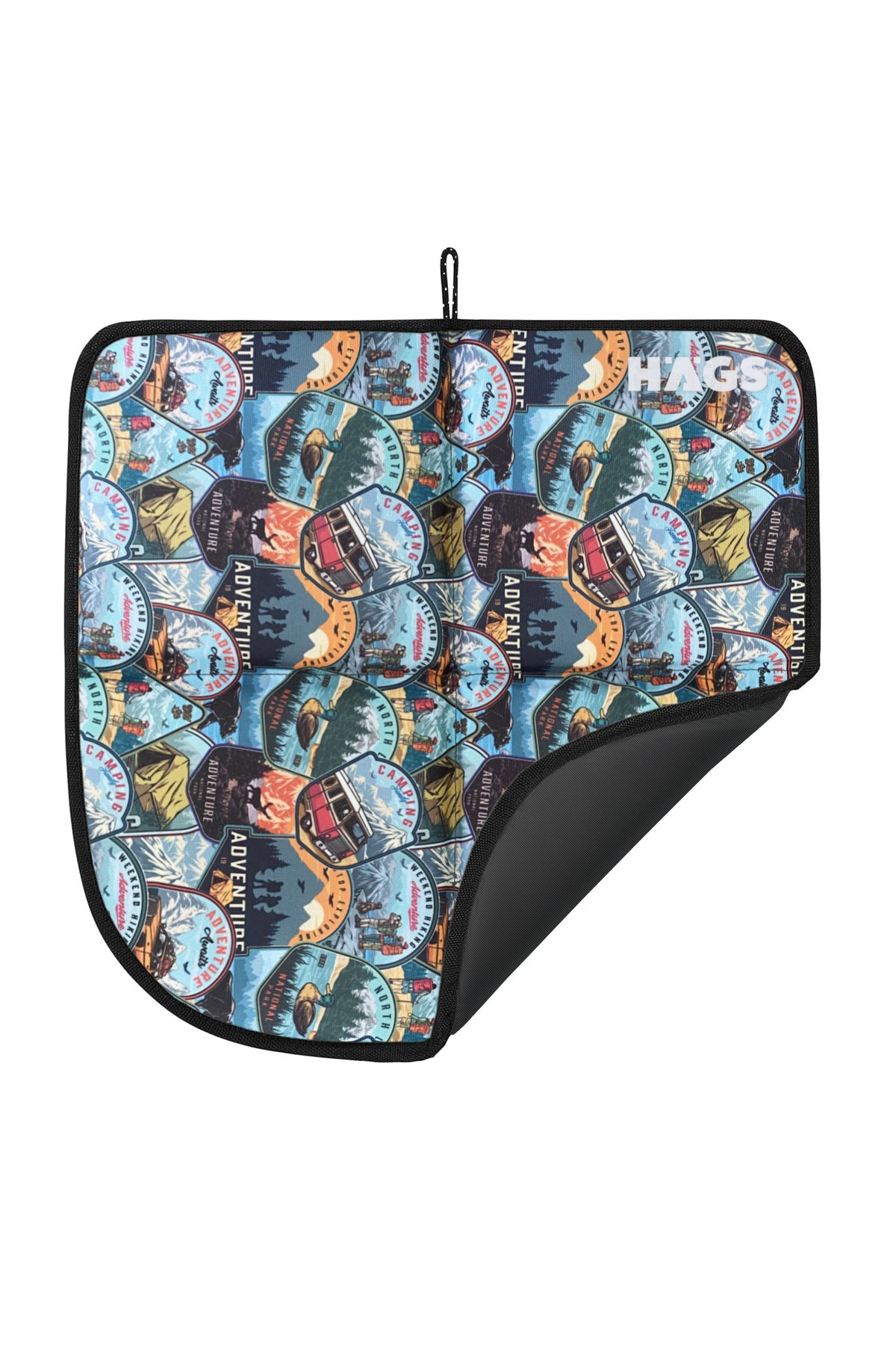 Haegs Outdoor Oturma Minderi, Kamp Matı, Yürüyüş, Stadyum ve Seyahat İçin Katlanabilir Su Geçirmez Oxford Kumaş Termal Oturma Minderi - Adventure