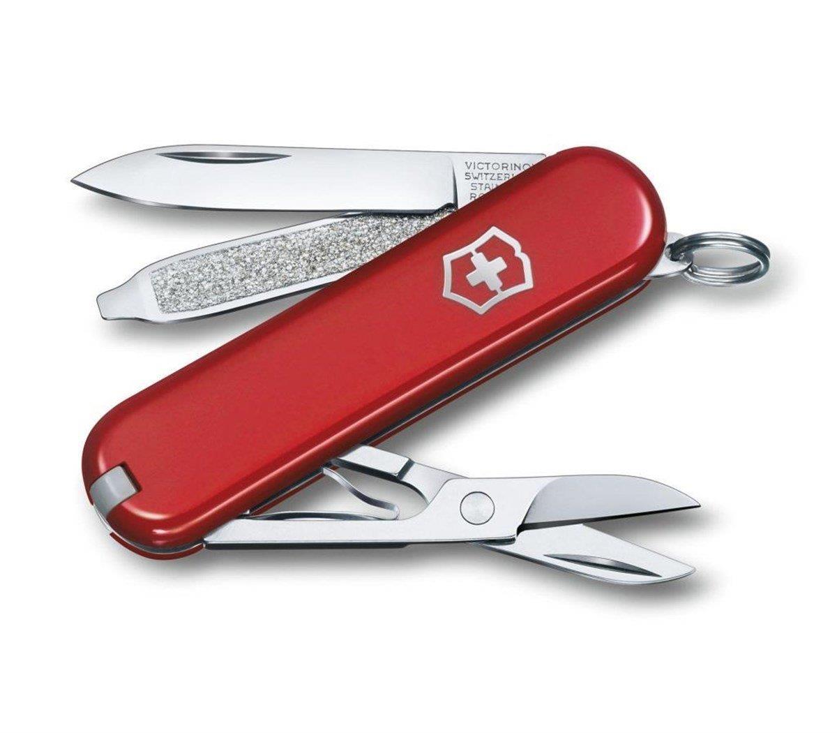 Victorinox VT 0.6223.B1 Blisterli 7 Fonksiyon İsviçre Çakısı (Kırmızı)