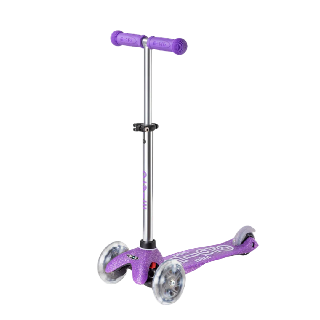 Micro Mini Micro Deluxe Fairy Glitter LED Purple Scooter