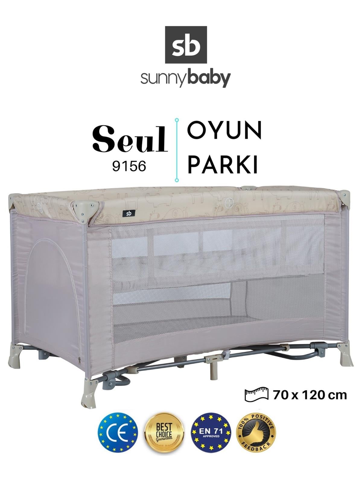 Sunny Baby 9156 Seul Oyun Parkı Bej