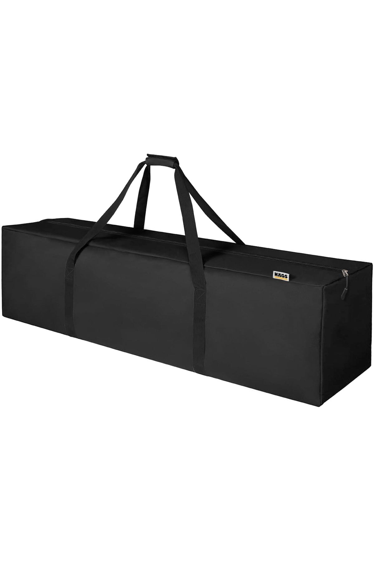 Haegs Taşıma Çantası, Uzun Geniş Çok Amaçlı Fermuarlı Dayanıklı Seyahat, Kamp Malzemeleri Saklama Çantası, Hurç, Valiz, 330L (150 x 43 x 52 cm) - Siyah