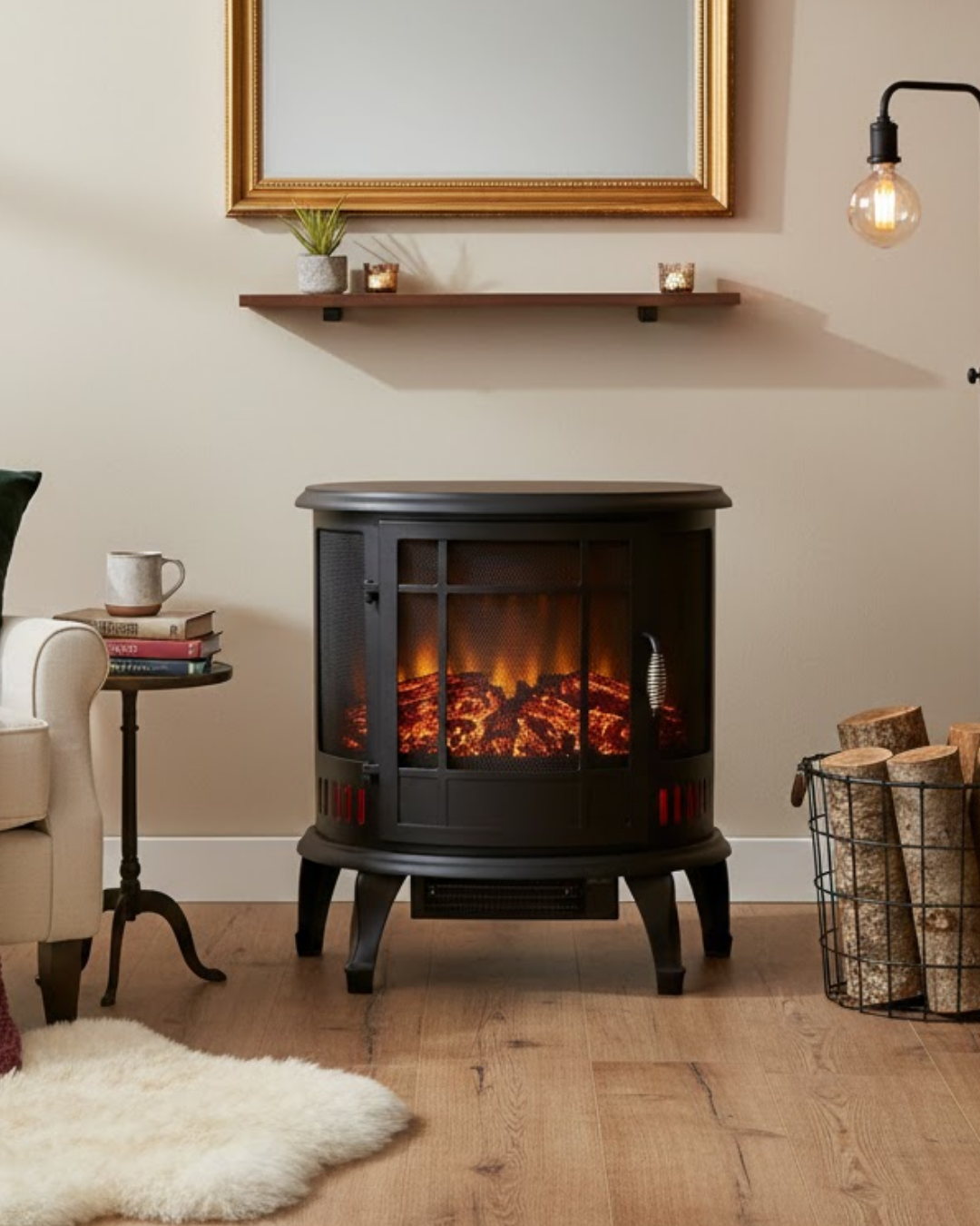 Reyo Stove Sümer 1950 Watt Çift Kademe Dekoratif Elektrikli Şömine