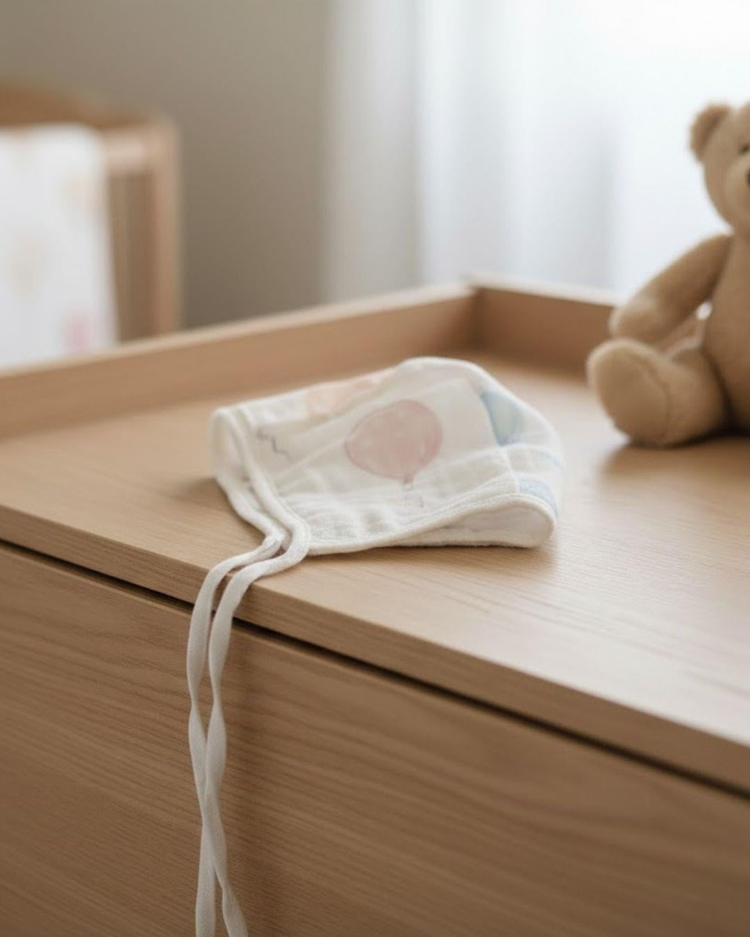 Reyo Beberotti Müslin Bebek Şapkası Balonlu