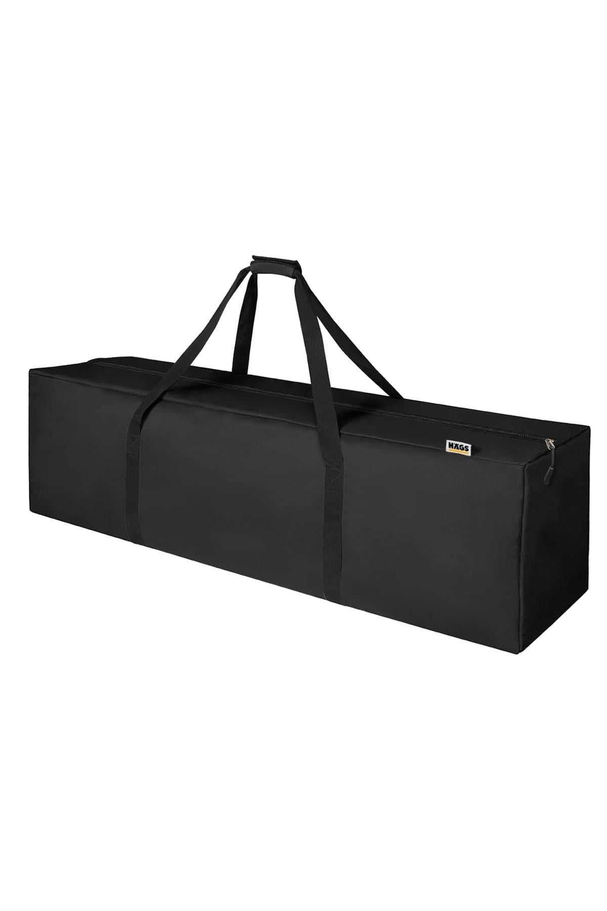 Haegs Taşıma Çantası, Çok Amaçlı Fermuarlı Dayanıklı Seyahat, Kamp Malzemeleri Saklama Çantası, Hurç, Valiz, 155L (105 x 38 x 39 cm) - Siyah