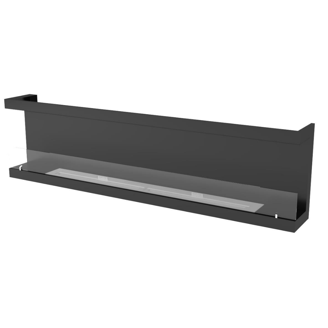 Korflame U Tipi 200 Cm Bioetanol Bacasız Şömine