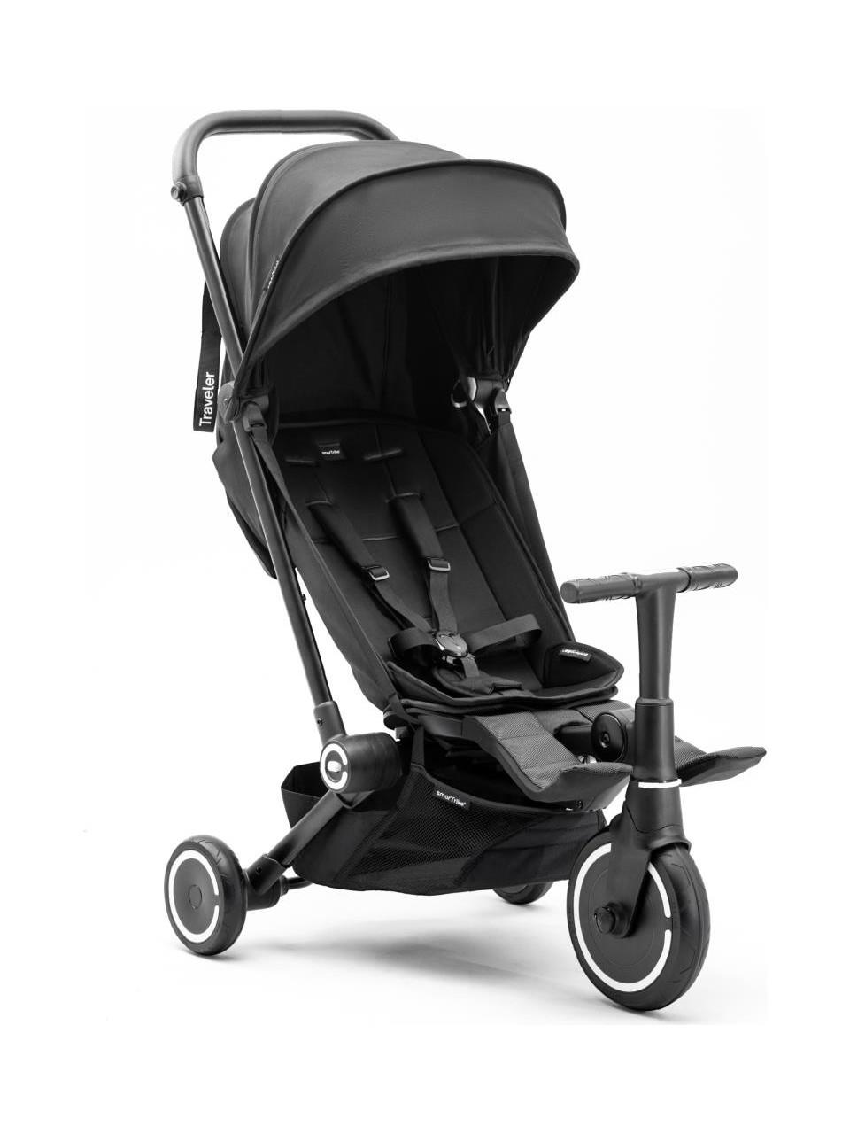 SmarTrike Traveler Siyah Bebek Arabası ve Bisiklet