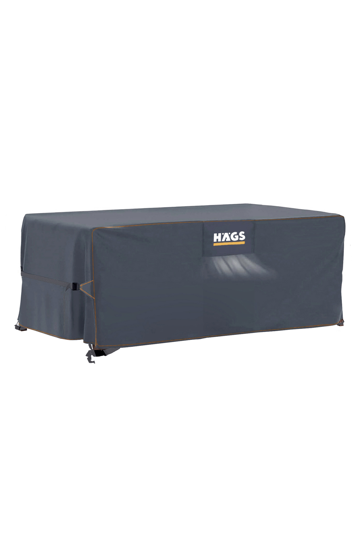 Haegs Bahçe Mobilyası Örtüsü, 230-150-90cm, Ağır Hizmet Oxford Kumaş, Su Geçirmez, Dış Mekan Veranda Masa Örtüsü, Havalandırmalı Masa ve Sandalye Koruma Kılıfı Gri