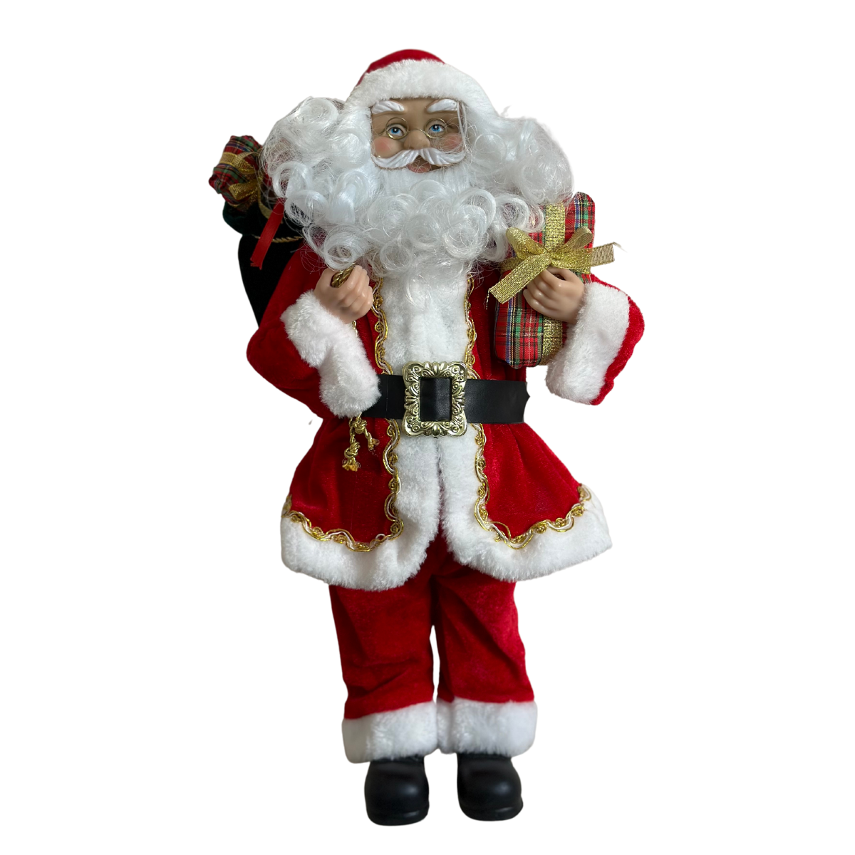 Reyo Home Kırmızı Klasik Noel Baba Biblo Figür Büyük Boy 45 cm 