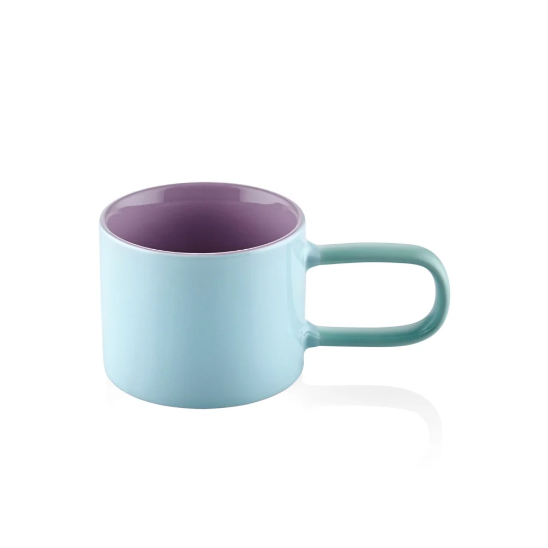 The Mia Rainbow Porselen Kupa Mavi 270 ml