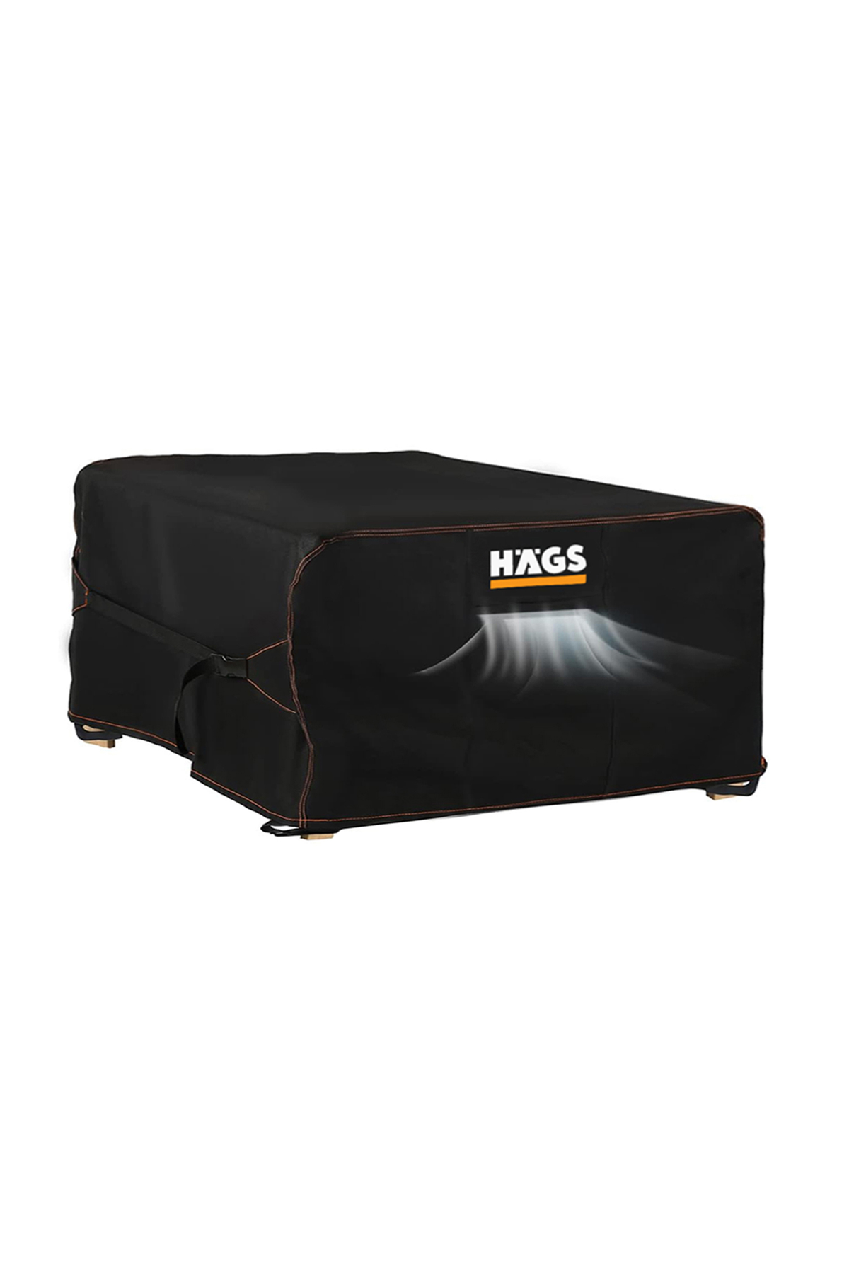 Haegs Bahçe Mobilyası Örtüsü, 150-150-74cm, Ağır Hizmet Oxford Kumaş, Su Geçirmez, Dış Mekan Veranda Masa Örtüsü, Havalandırmalı Masa ve Sandalye Koruma Kılıfı