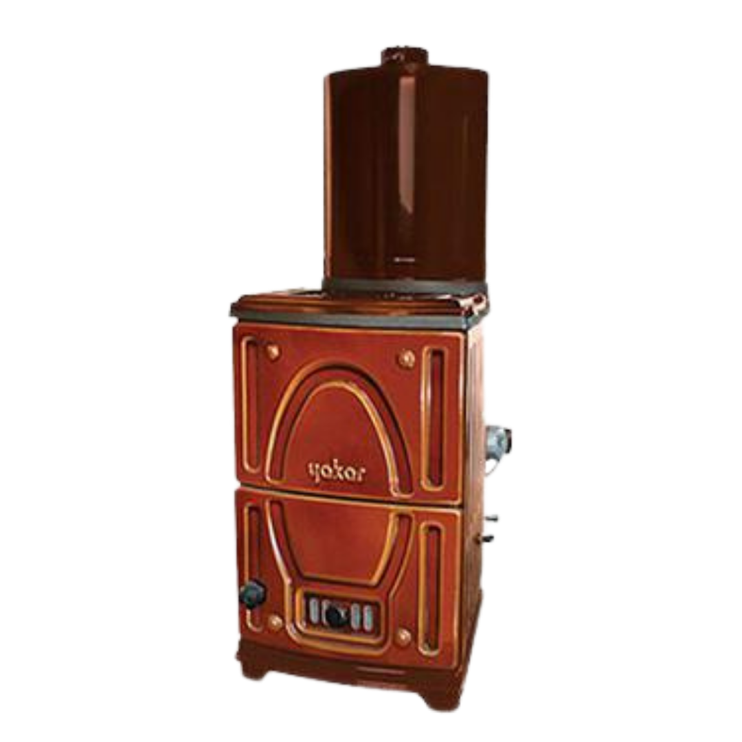 Yakar YS02 Boylerli 16kW Majolik Kat Kalorifer Sobası