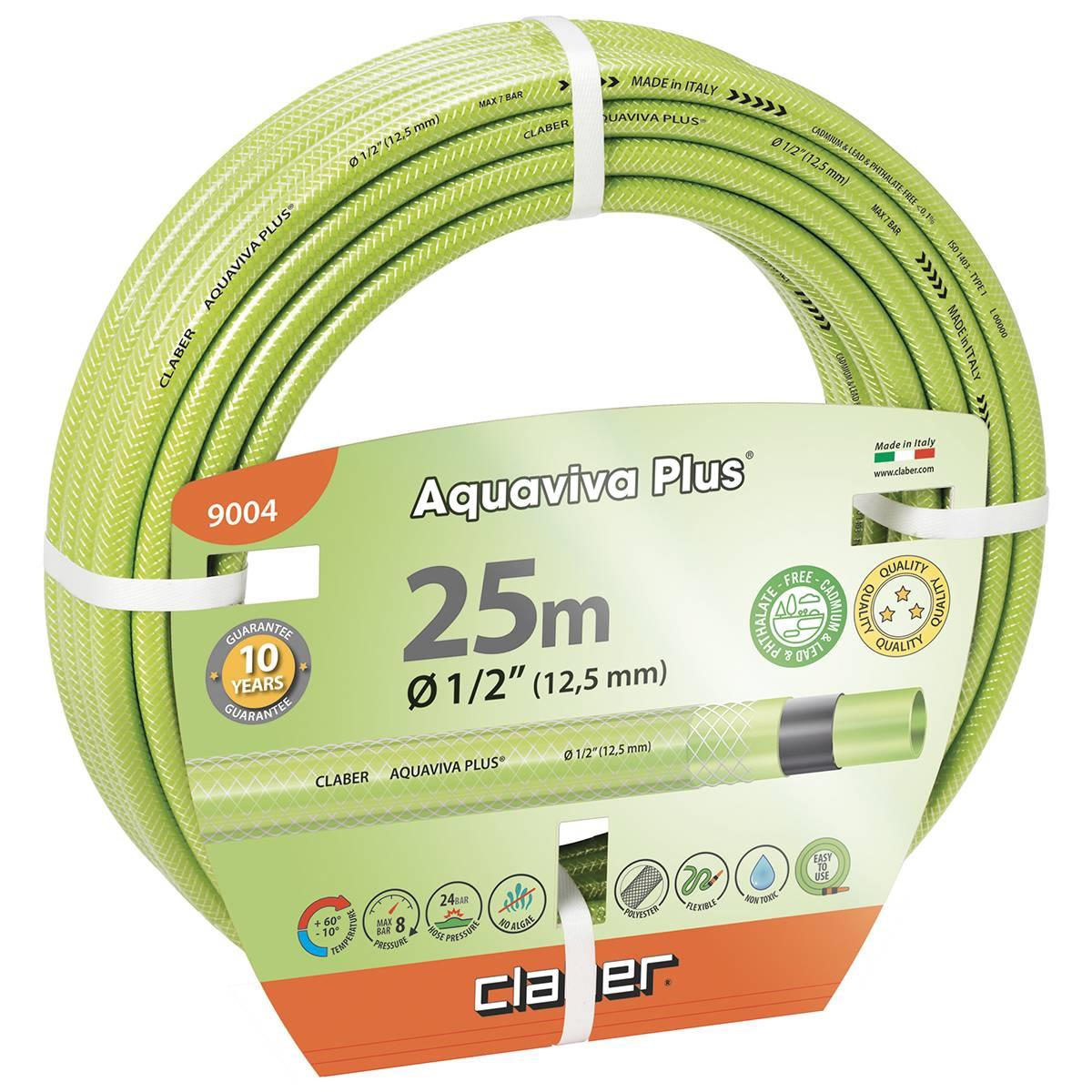 Claber 9004 Aquaviva Plus 1/2'' 25 mt Bahçe Hortumu