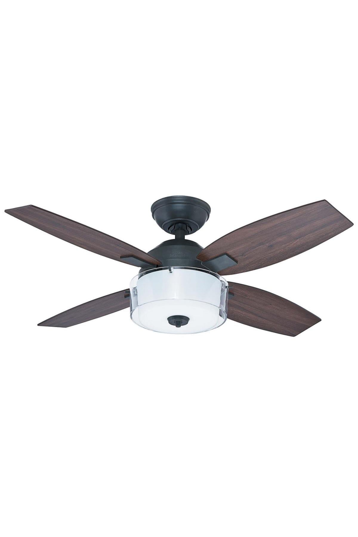 Hunter Fan Central Park Yıpranmış Çelik 107 Cm Aydınlatmalı Tavan Vantilatörü