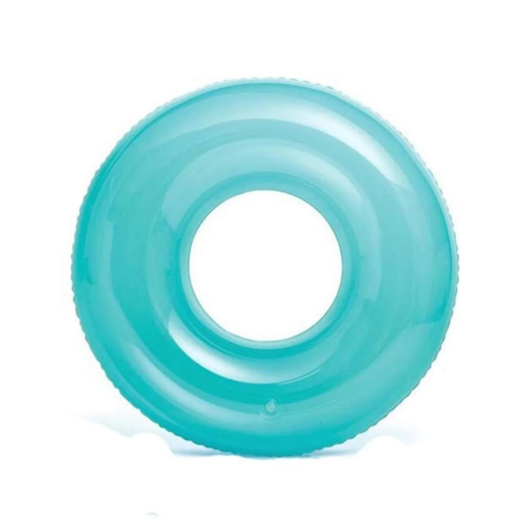 Intex Şeffaf Baskılı Jumbo Simit 76 cm Turkuaz