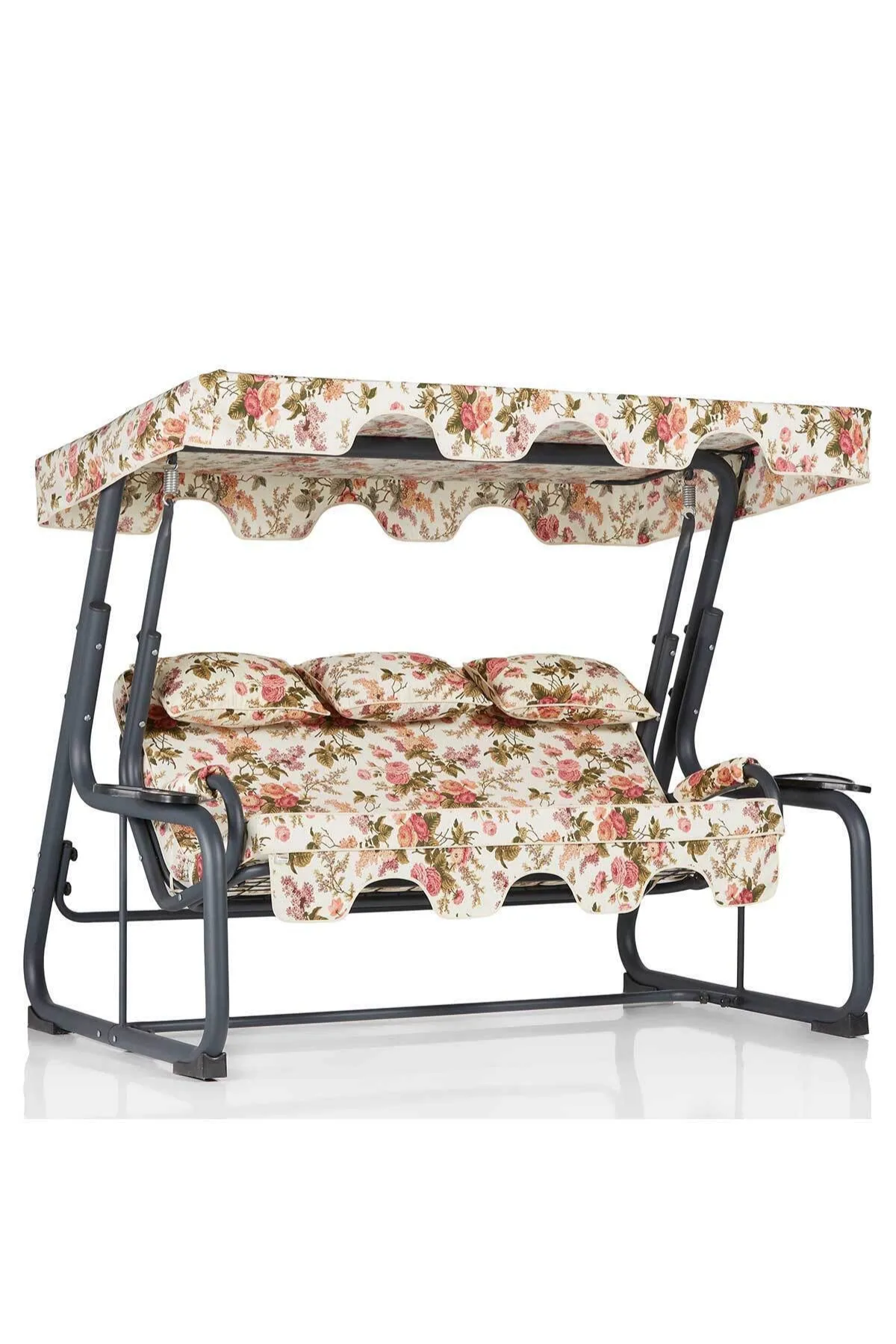 Erinöz Vitis 3 Kişilik Bahçe Balkon Teras Salıncağı