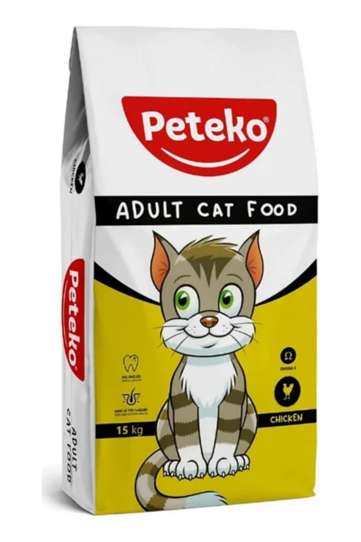 Peteko Tavuklu 15 kg Yetişkin Kedi Maması