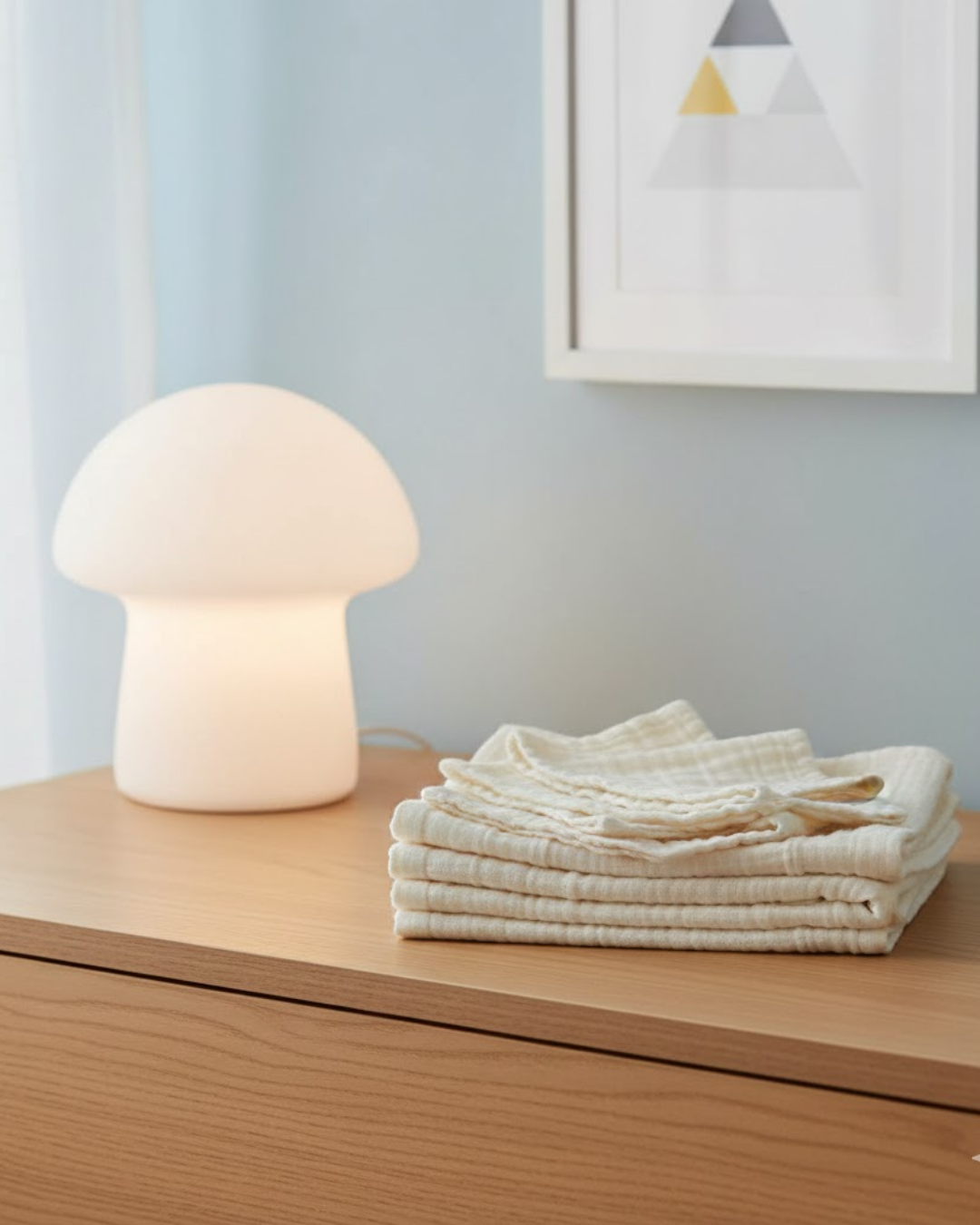 Reyo Beberotti Müslin 4'lü Ağız Ter Bezi Ekru