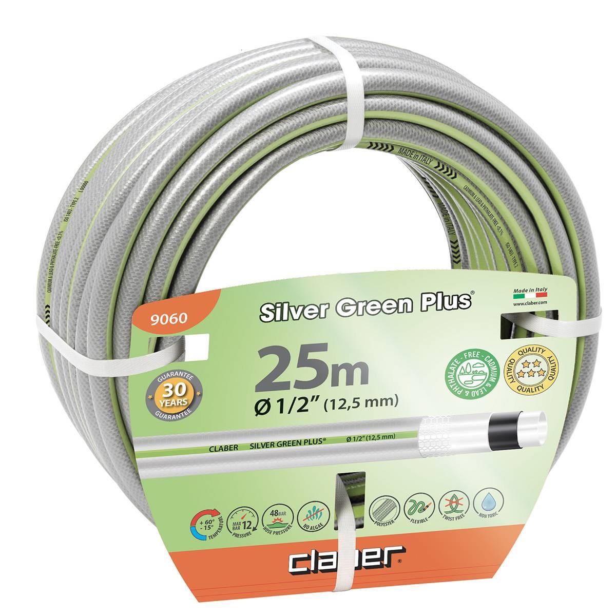 Claber 9060 Hortum Silver Green Plus 1/2
