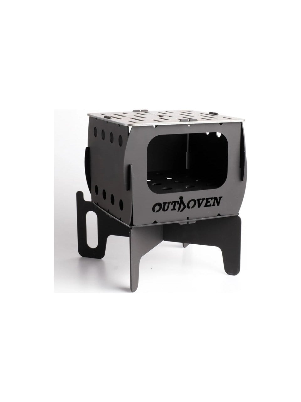 Outdoven G4.1 Paslanmaz Izgaralı Ateş Kutusu - Ocak - Mangal