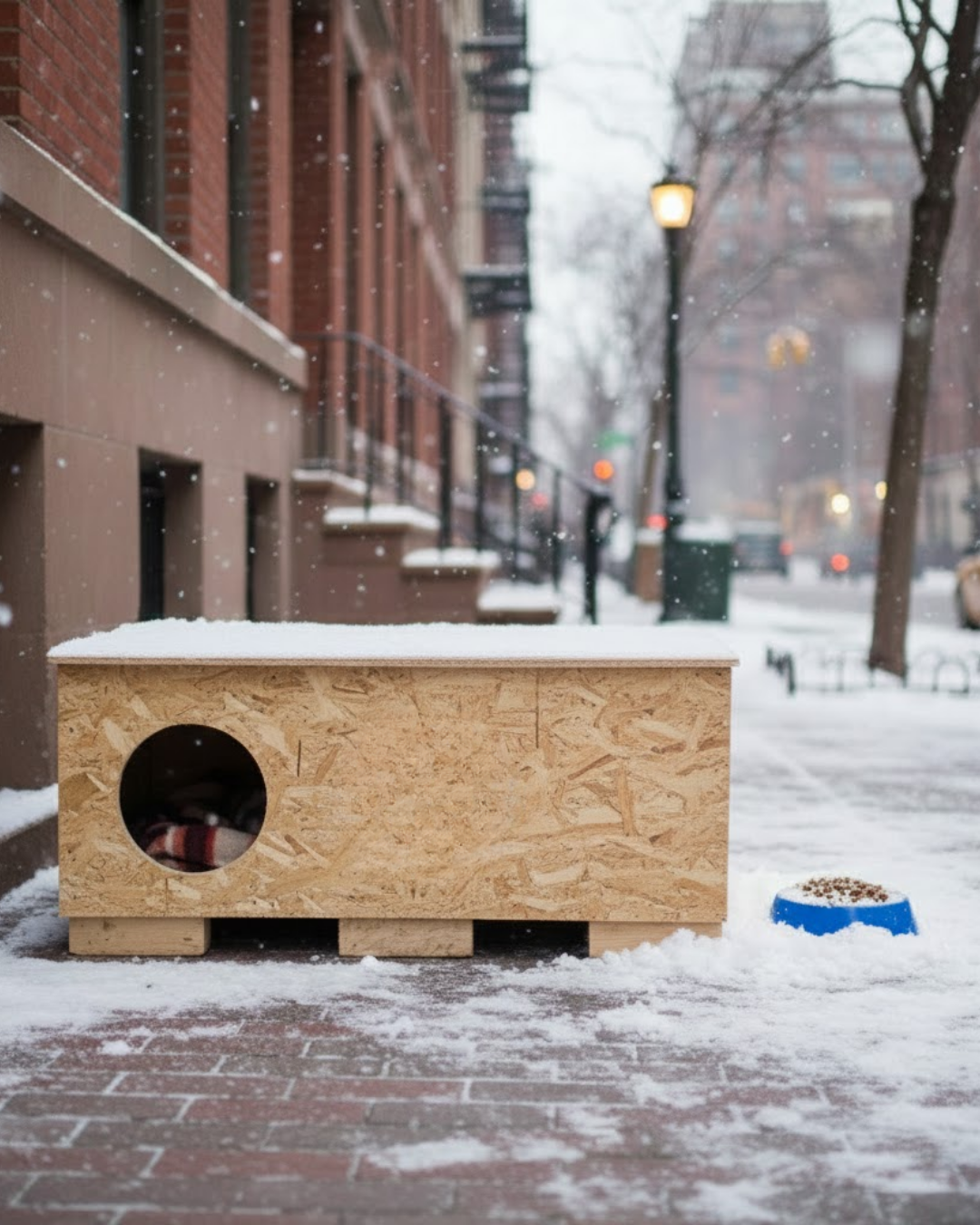 Melada Kedi Evi Dış Ortam Uygun Ahşap Kedi Evi OSB 100x50x40 cm MLD0CAT22