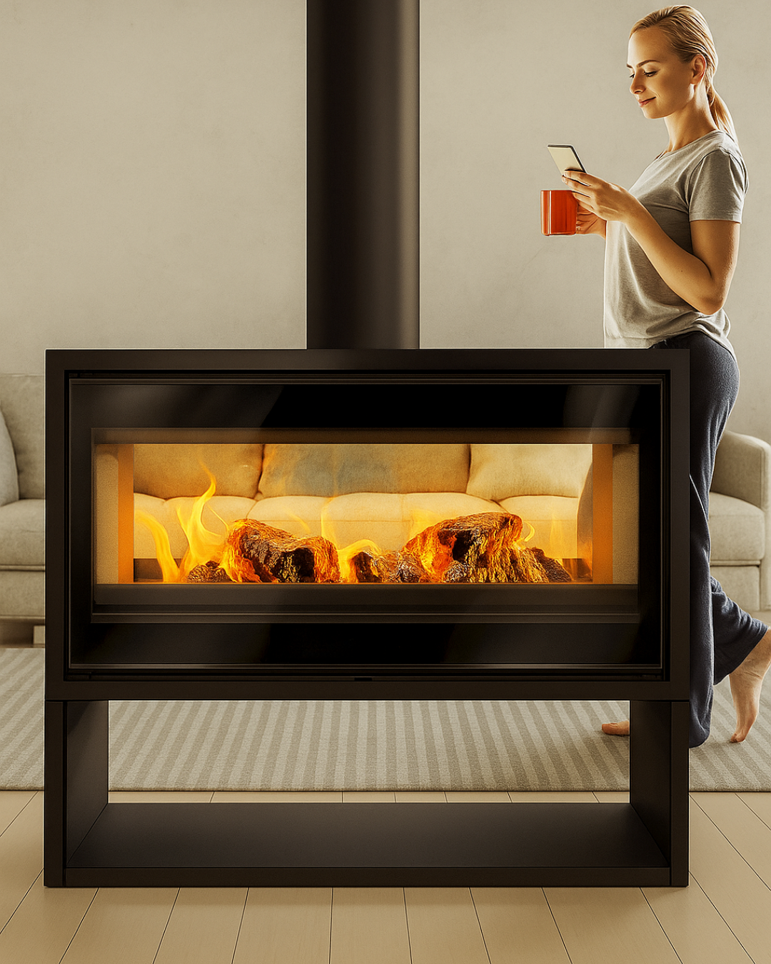 Lacunza Verona 1003 12-22 kW Odun Sobası