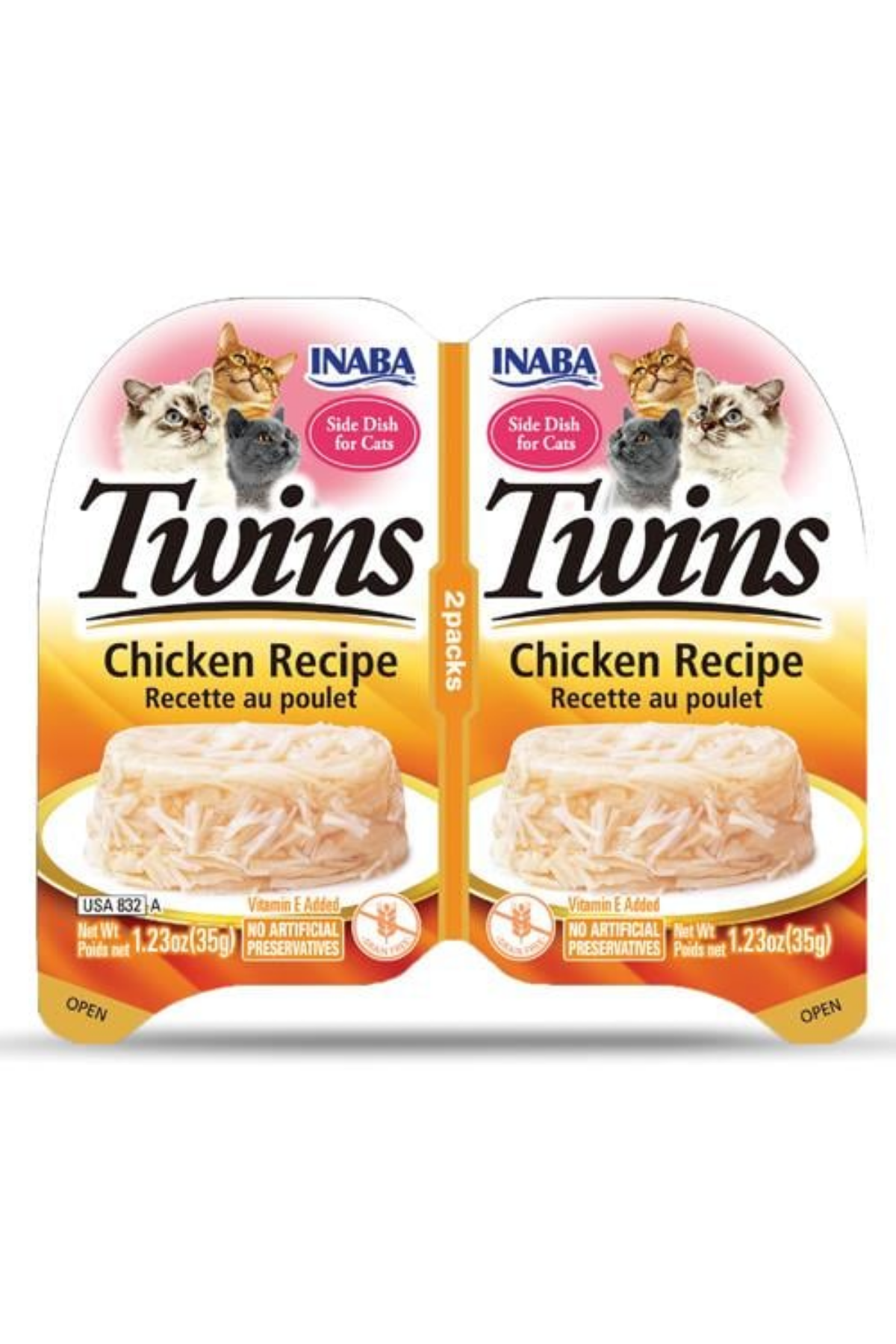 Inaba Twins Tavuklu Kedi Ödül Jölesi 2 x 35 Gr
