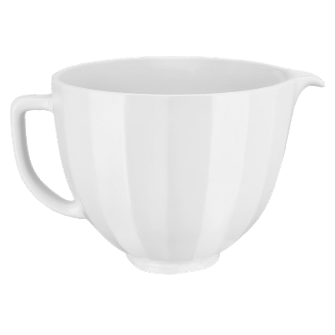 KitchenAid 5KSM2CB5PWS 4.7 lt Stand Mikser İçin Seramik Kase Beyaz