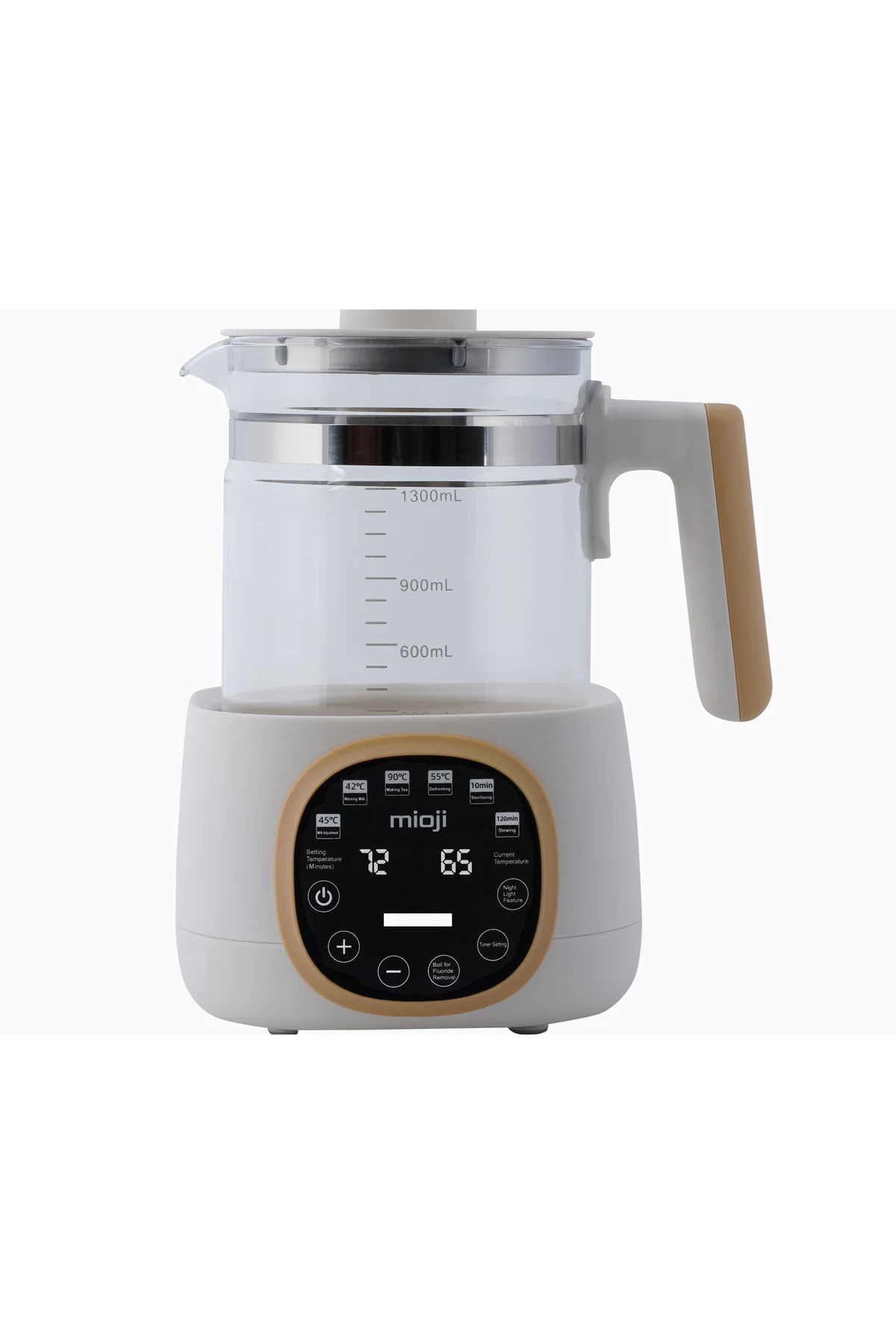 Mioji Mio K99 Çok Fonksiyonlu Isı Kontrolü Isı Sabitleme LED Ekranlı Elektrikli Mama Kettle
