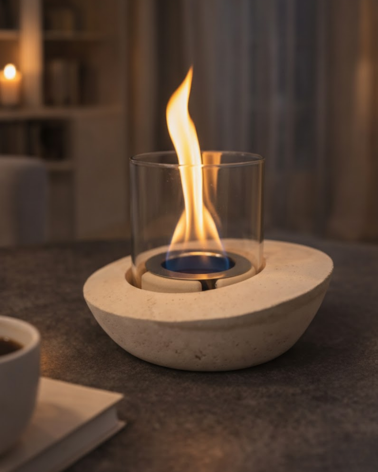 Westonya WESTART05 Aura Stone Masaüstü Bioethanol Şömine