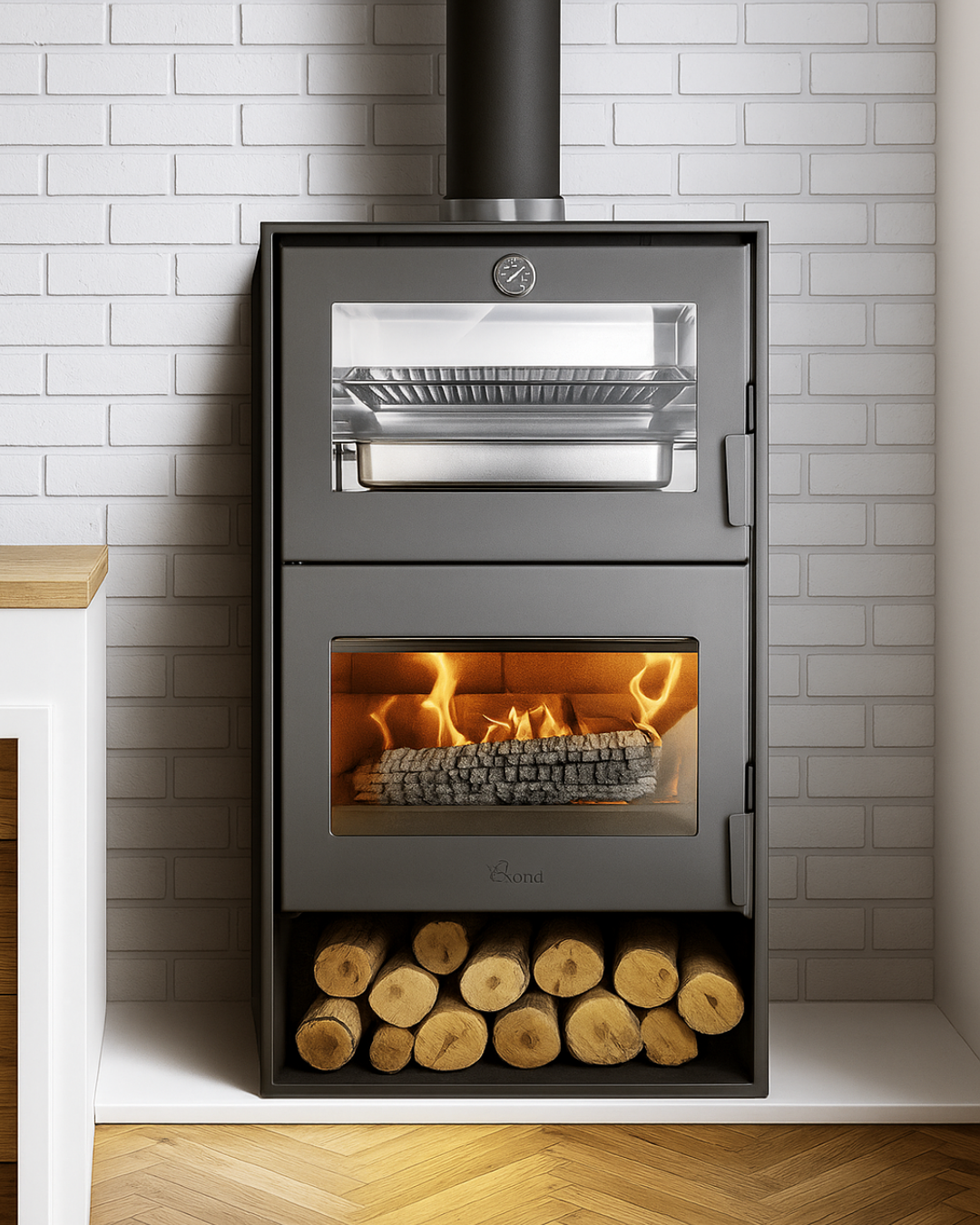 Lacunza Altea 5-9 kW Kuzine Odun Sobası