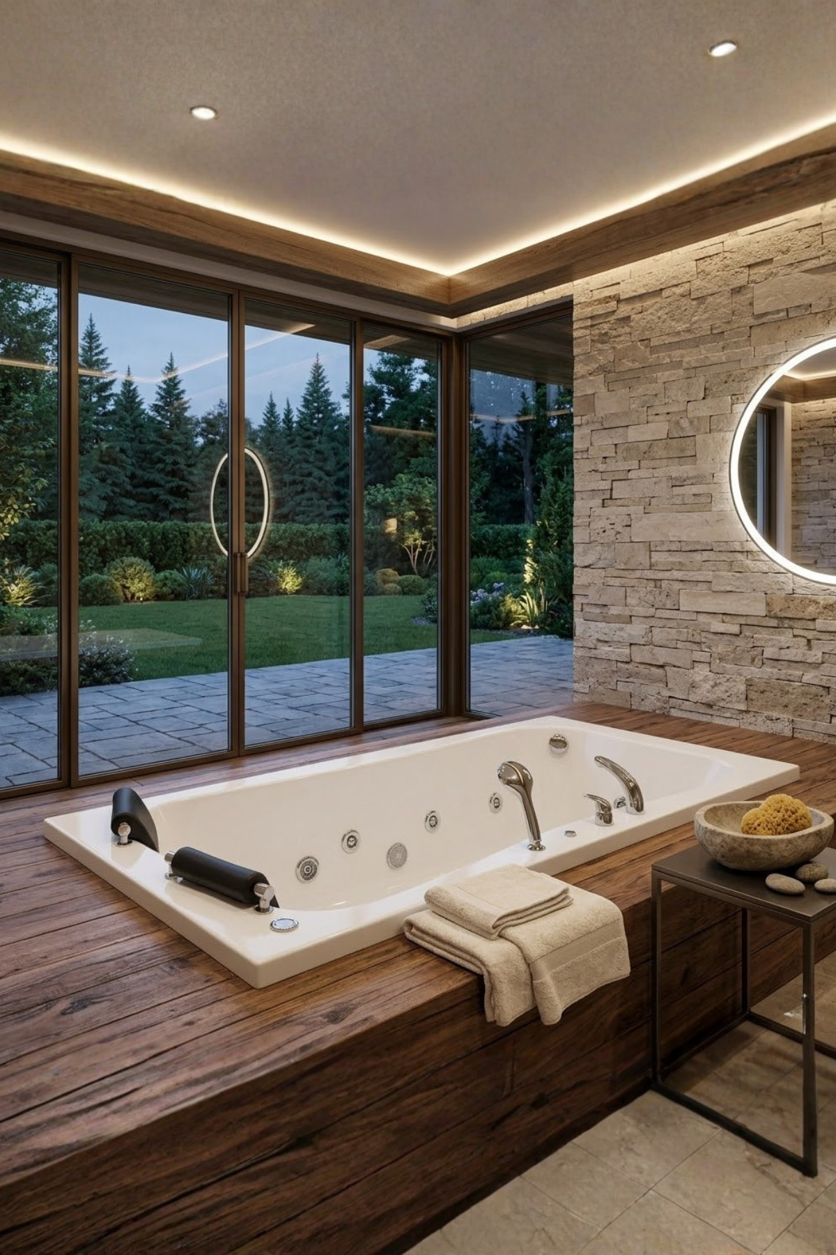 Kuntbay 100 x 200 H 60 Çift Kişilik Dikdörtgen Jakuzi