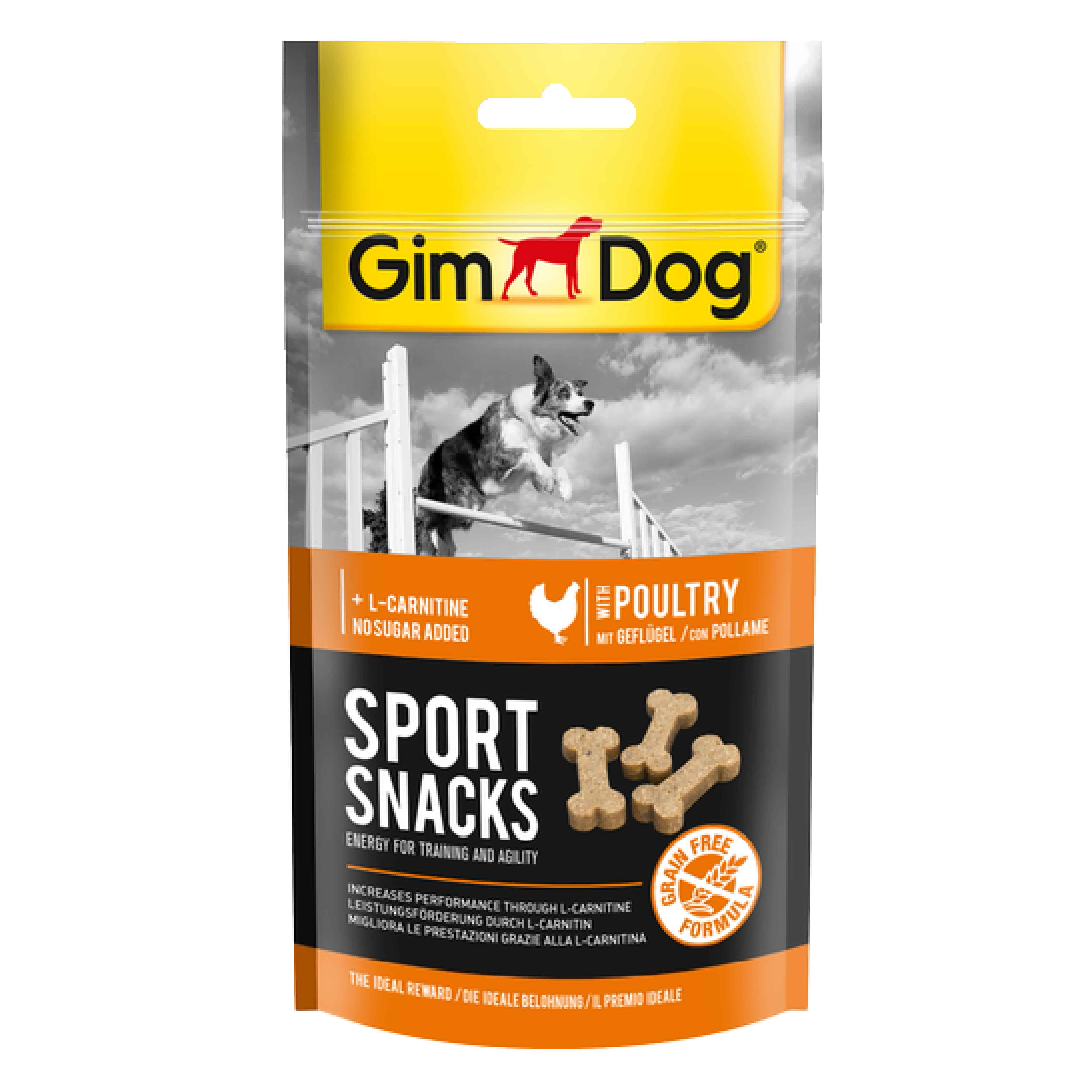 GimDog Sportsnacks Tavuk & L-Carnitinli Ödül Tableti 60 gr